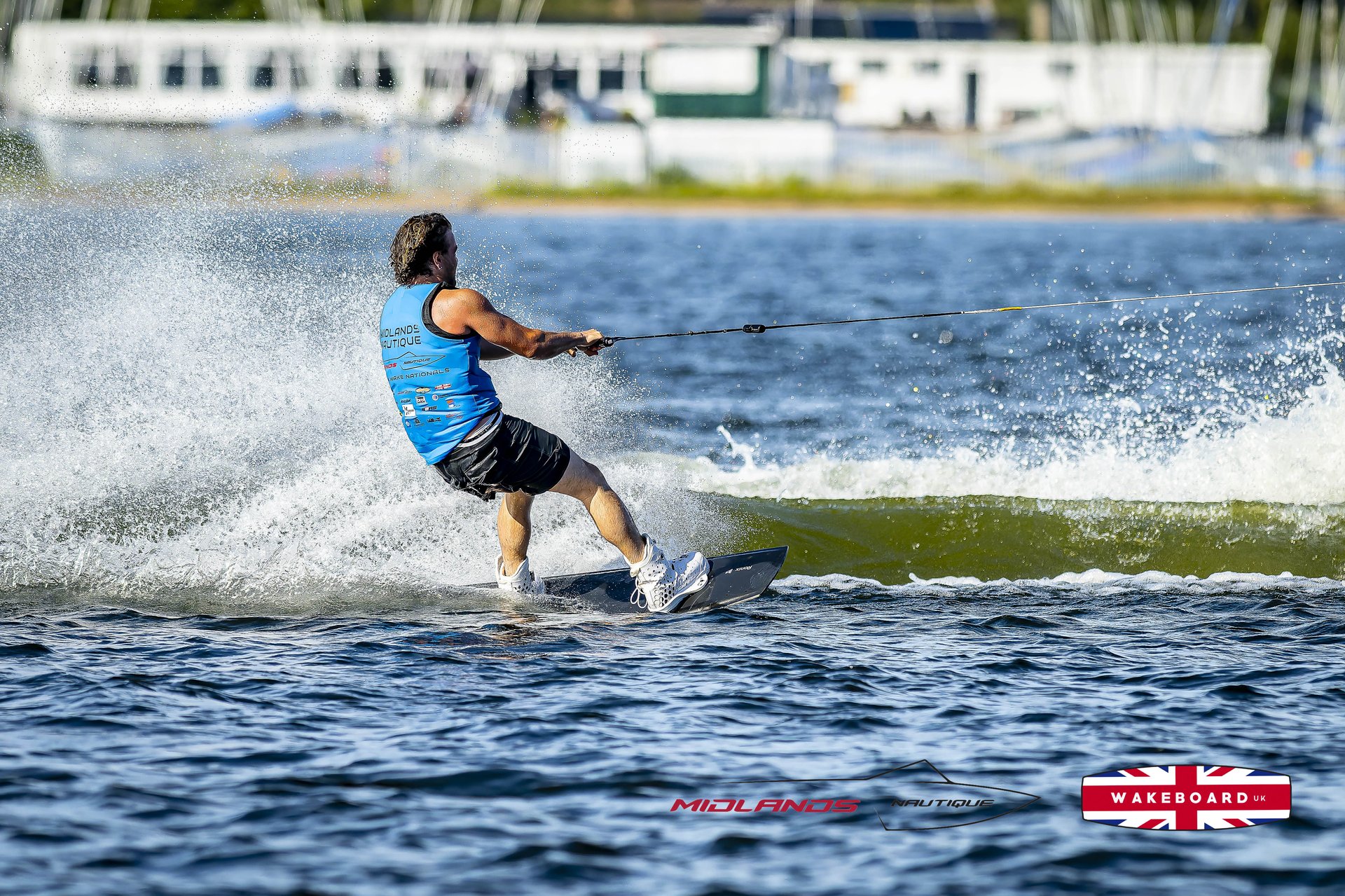 Rider at the 2025 Midlands Nautique UK Wake Nationals Wakeboard