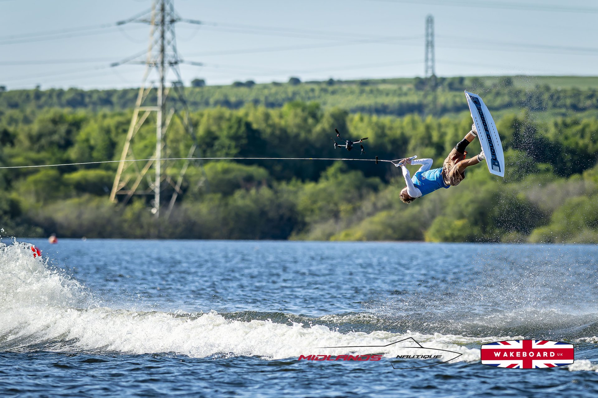 Rider at the 2025 Midlands Nautique UK Wake Nationals Wakeboard