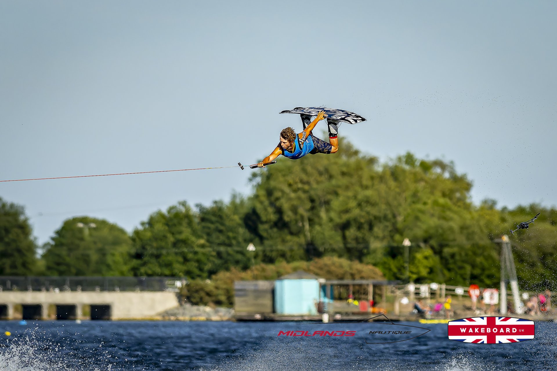 Joseph Humphries at the 2025 Midlands Nautique UK Wake Nationals Wakeboard