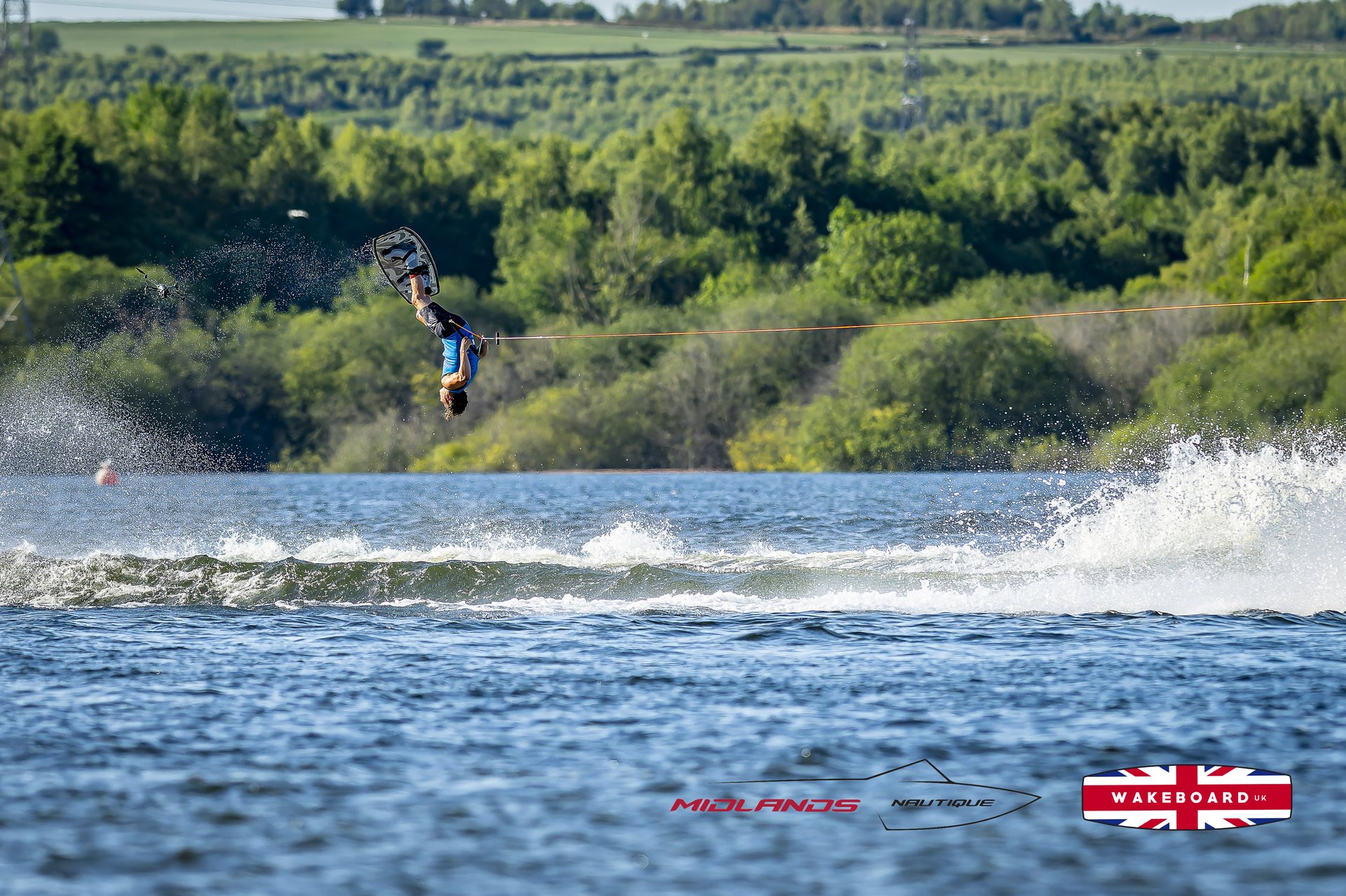Rider at the 2025 Midlands Nautique UK Wake Nationals Wakeboard