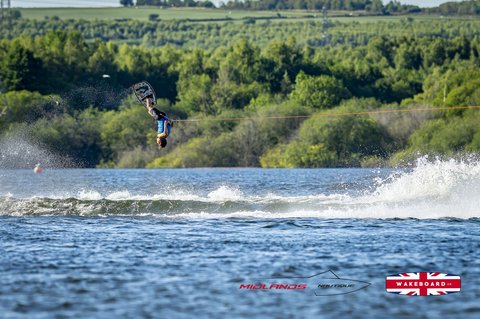 Rider at the 2025 Midlands Nautique UK Wake Nationals Wakeboard - Photos Mantis Pro Media
