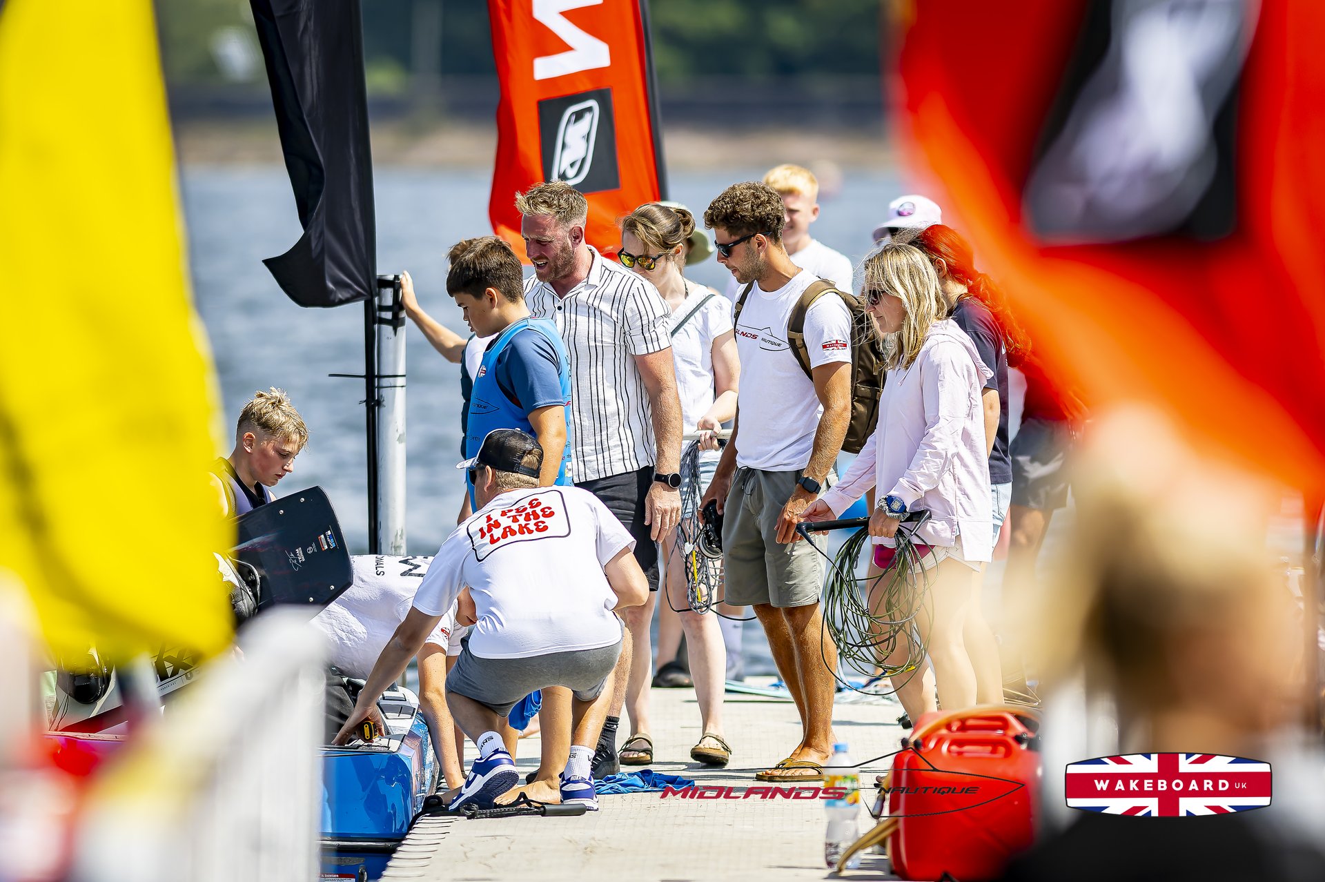 Rider at the 2025 Midlands Nautique UK Wake Nationals Wakeboard