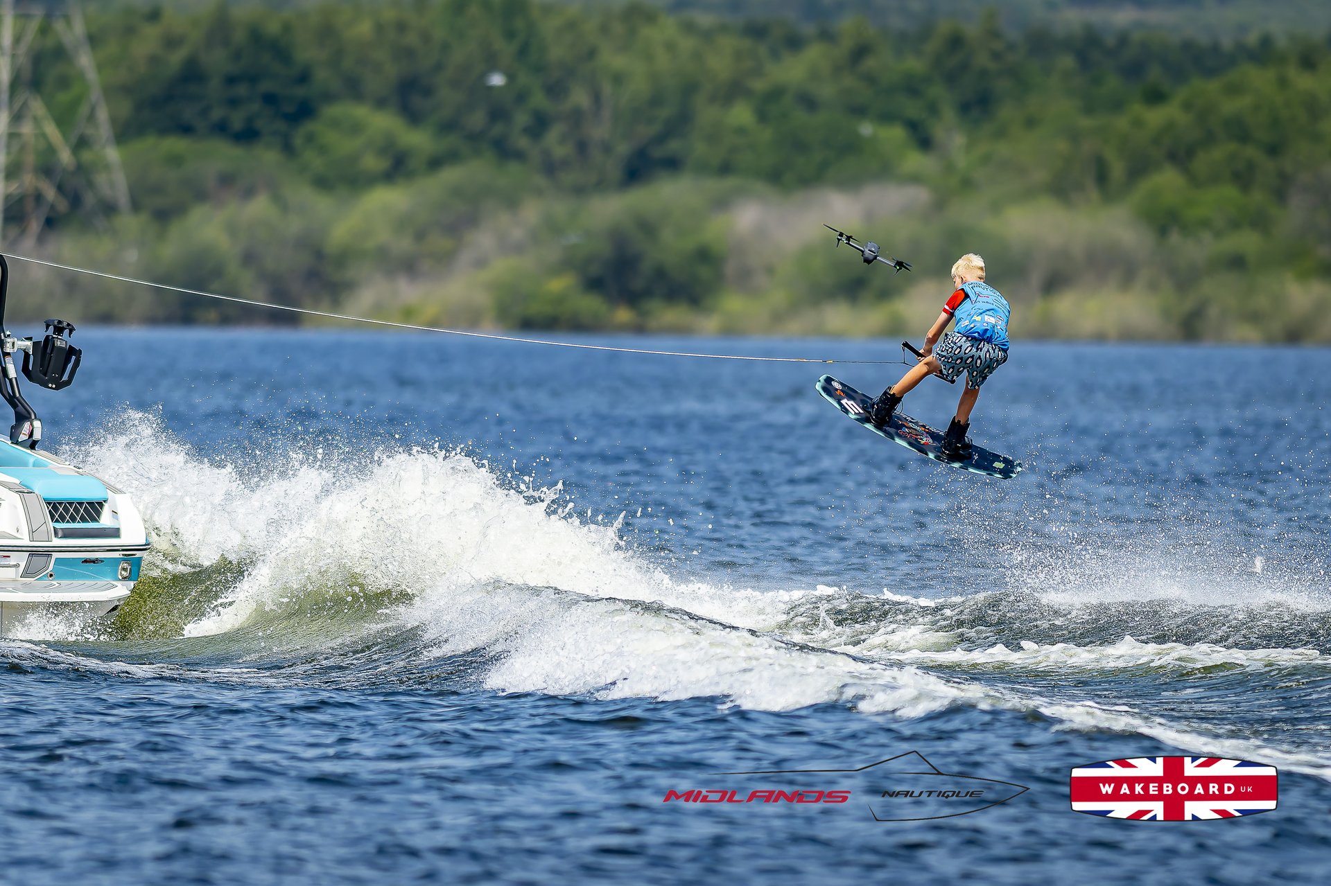 Rider at the 2025 Midlands Nautique UK Wake Nationals Wakeboard
