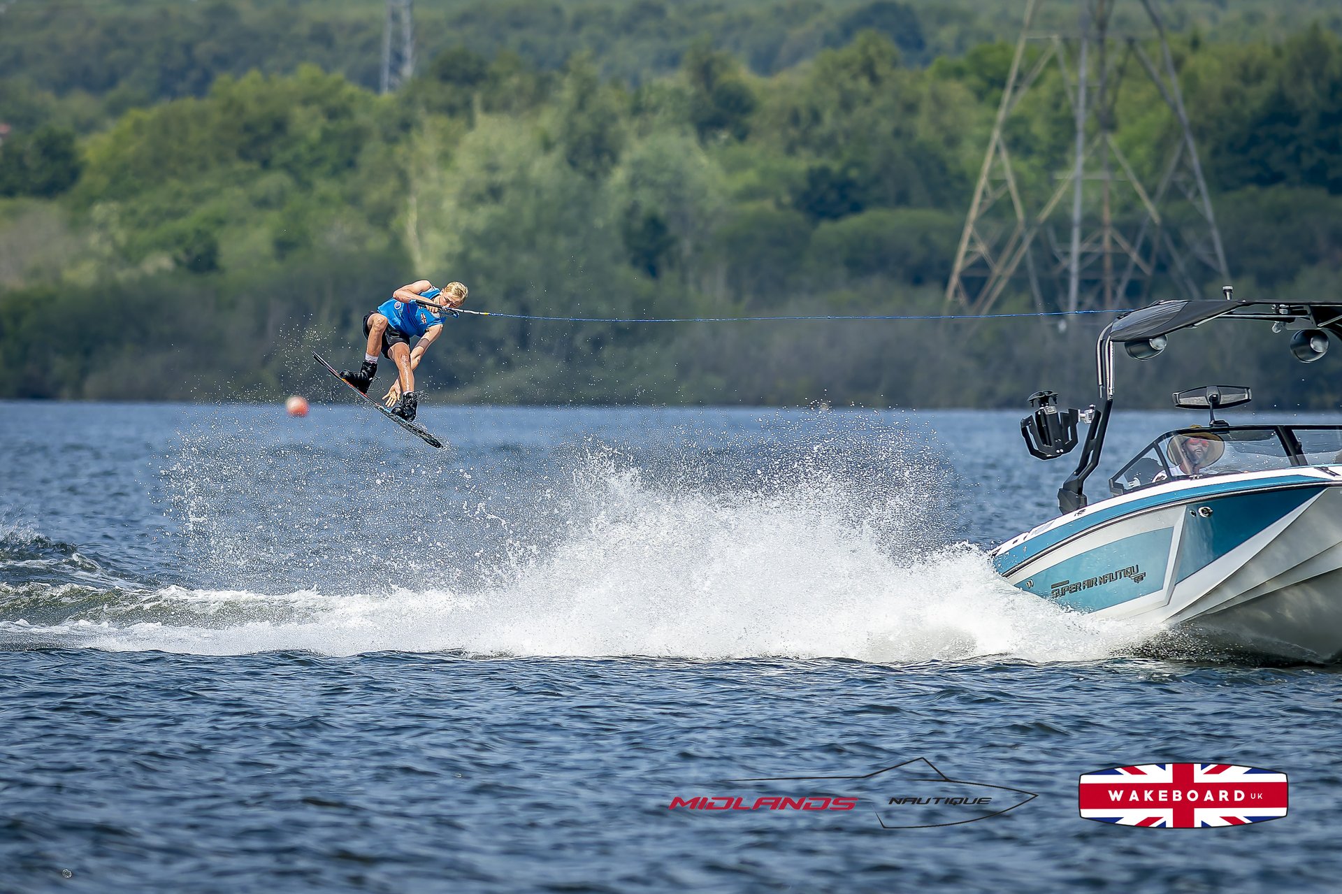 Rider at the 2025 Midlands Nautique UK Wake Nationals Wakeboard