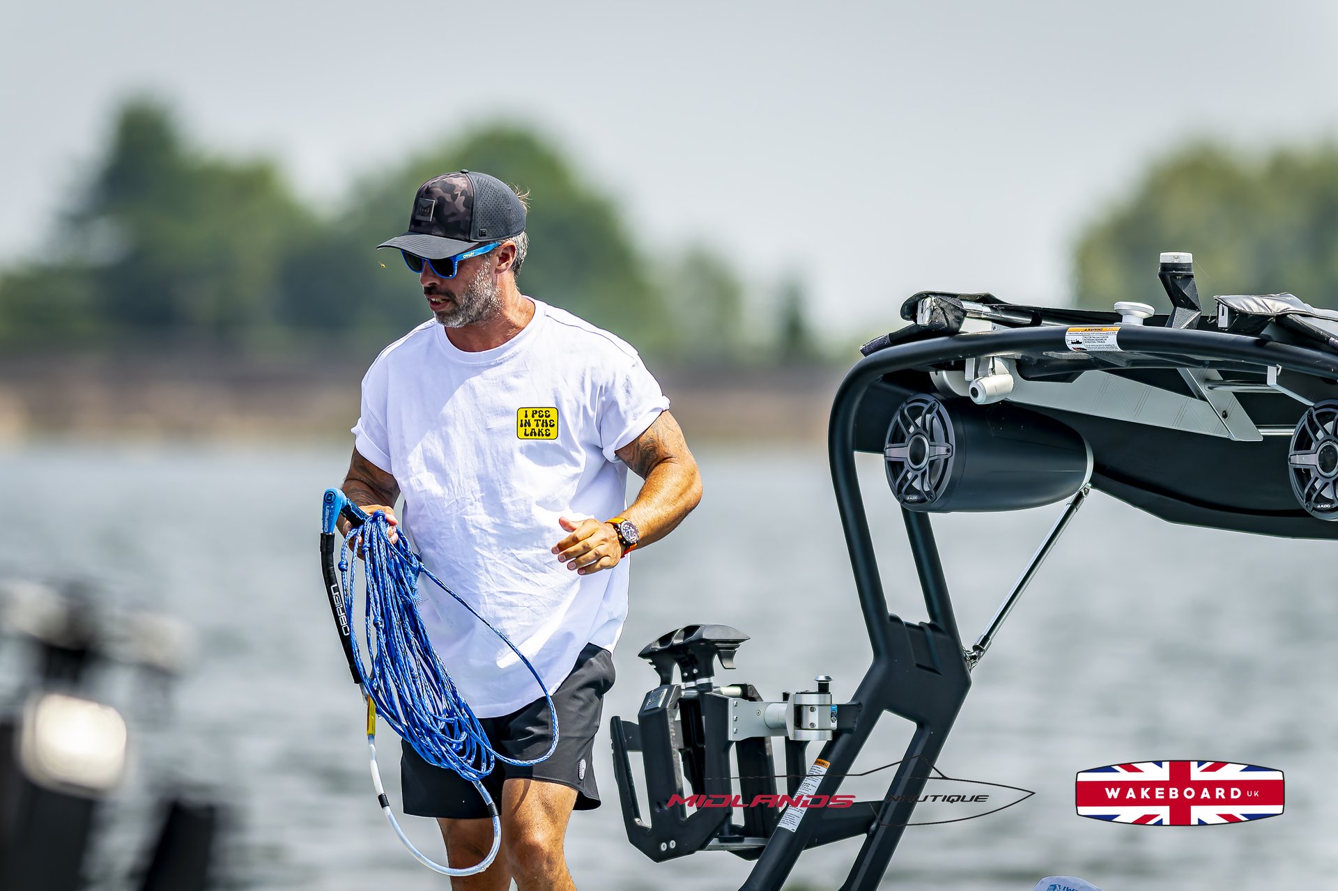 Rider at the 2025 Midlands Nautique UK Wake Nationals Wakeboard