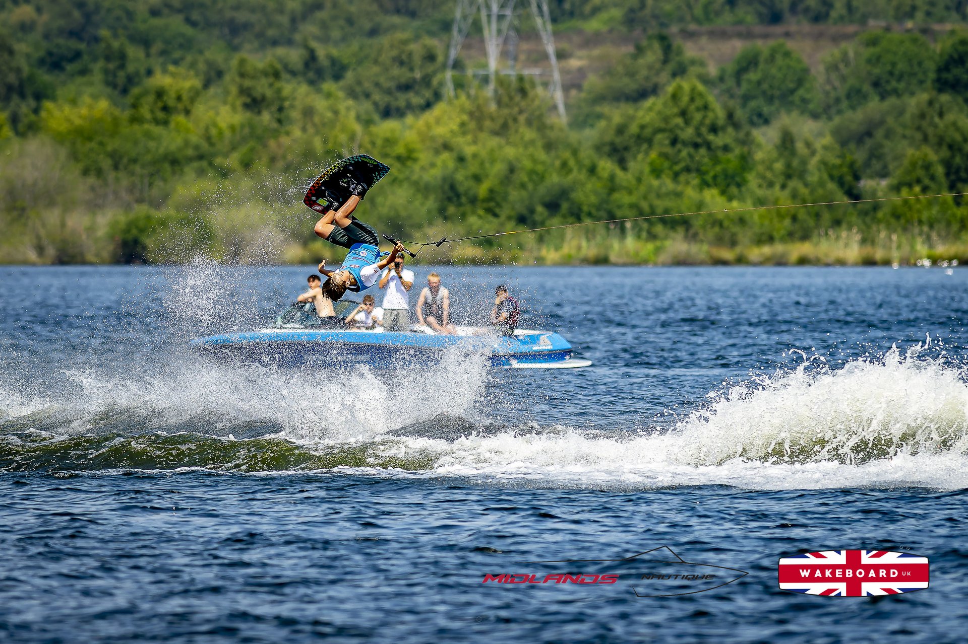 Rider at the 2025 Midlands Nautique UK Wake Nationals Wakeboard