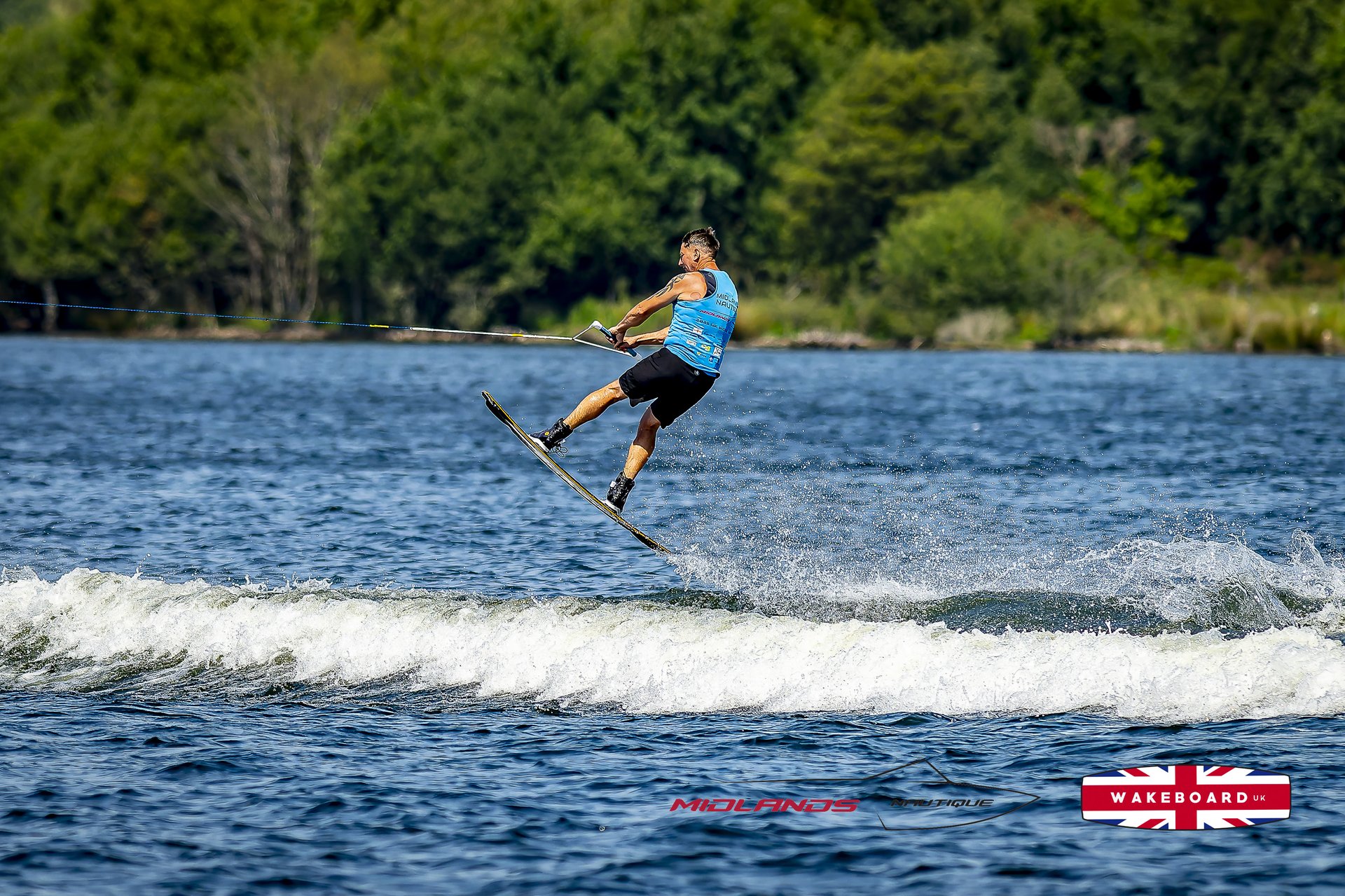 Rider at the 2025 Midlands Nautique UK Wake Nationals Wakeboard