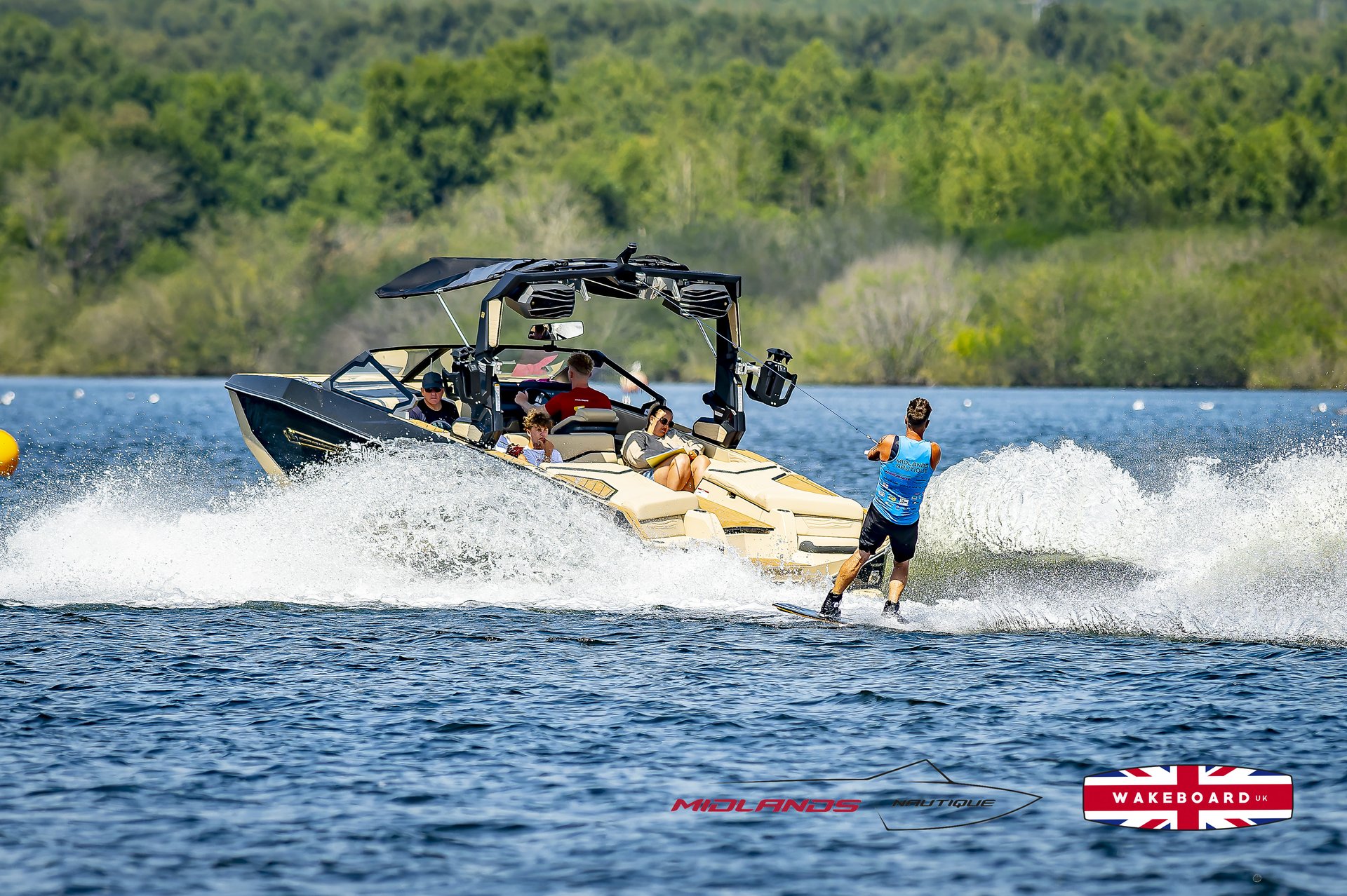Rider at the 2025 Midlands Nautique UK Wake Nationals Wakeboard