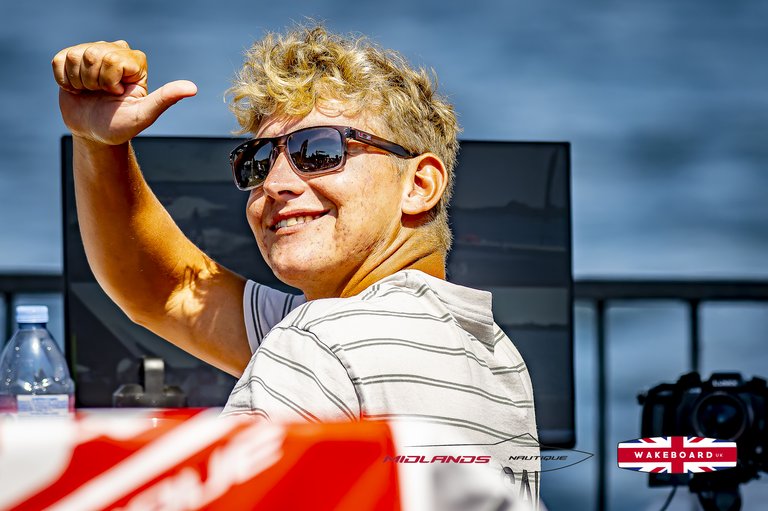 Rider at the 2025 Midlands Nautique UK Wake Nationals Wakeboard