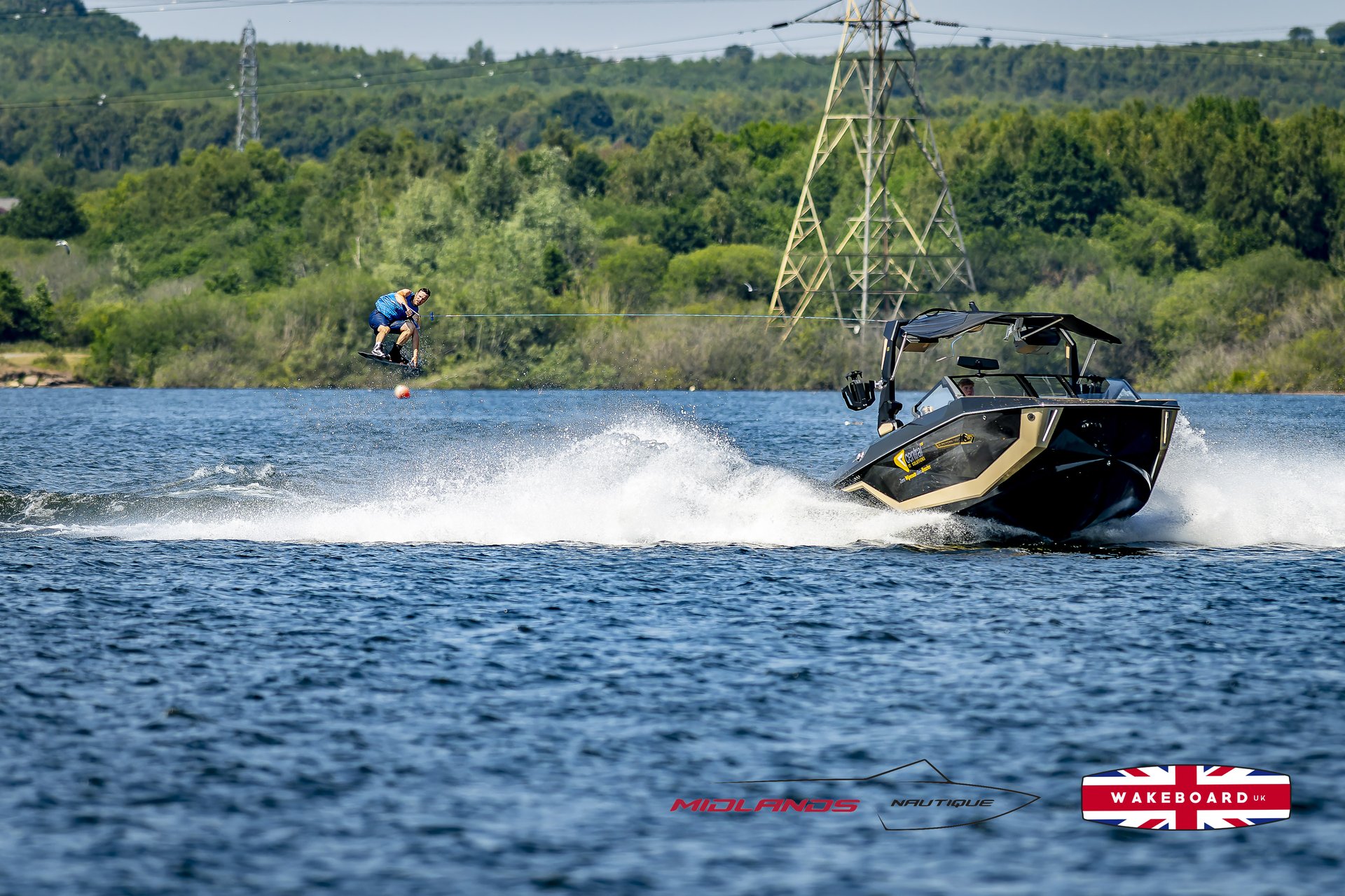 Rider at the 2025 Midlands Nautique UK Wake Nationals Wakeboard