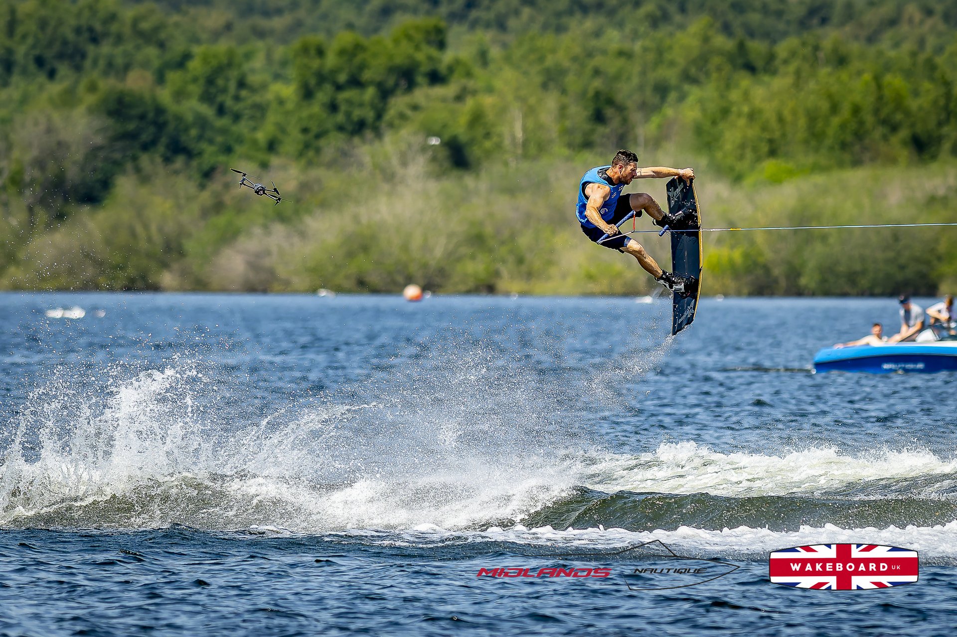 Rider at the 2025 Midlands Nautique UK Wake Nationals Wakeboard