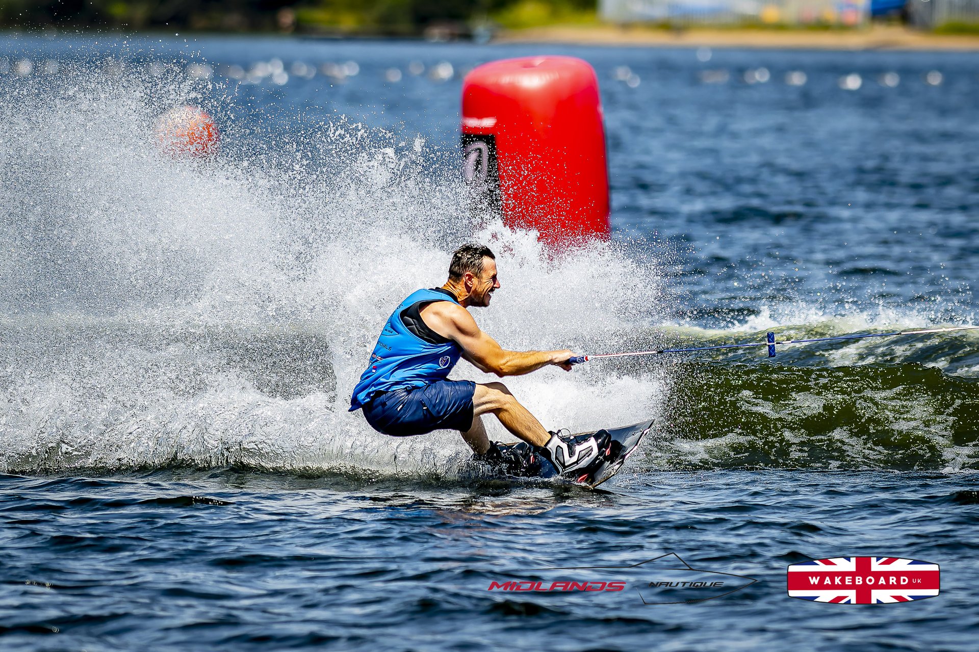 Rider at the 2025 Midlands Nautique UK Wake Nationals Wakeboard