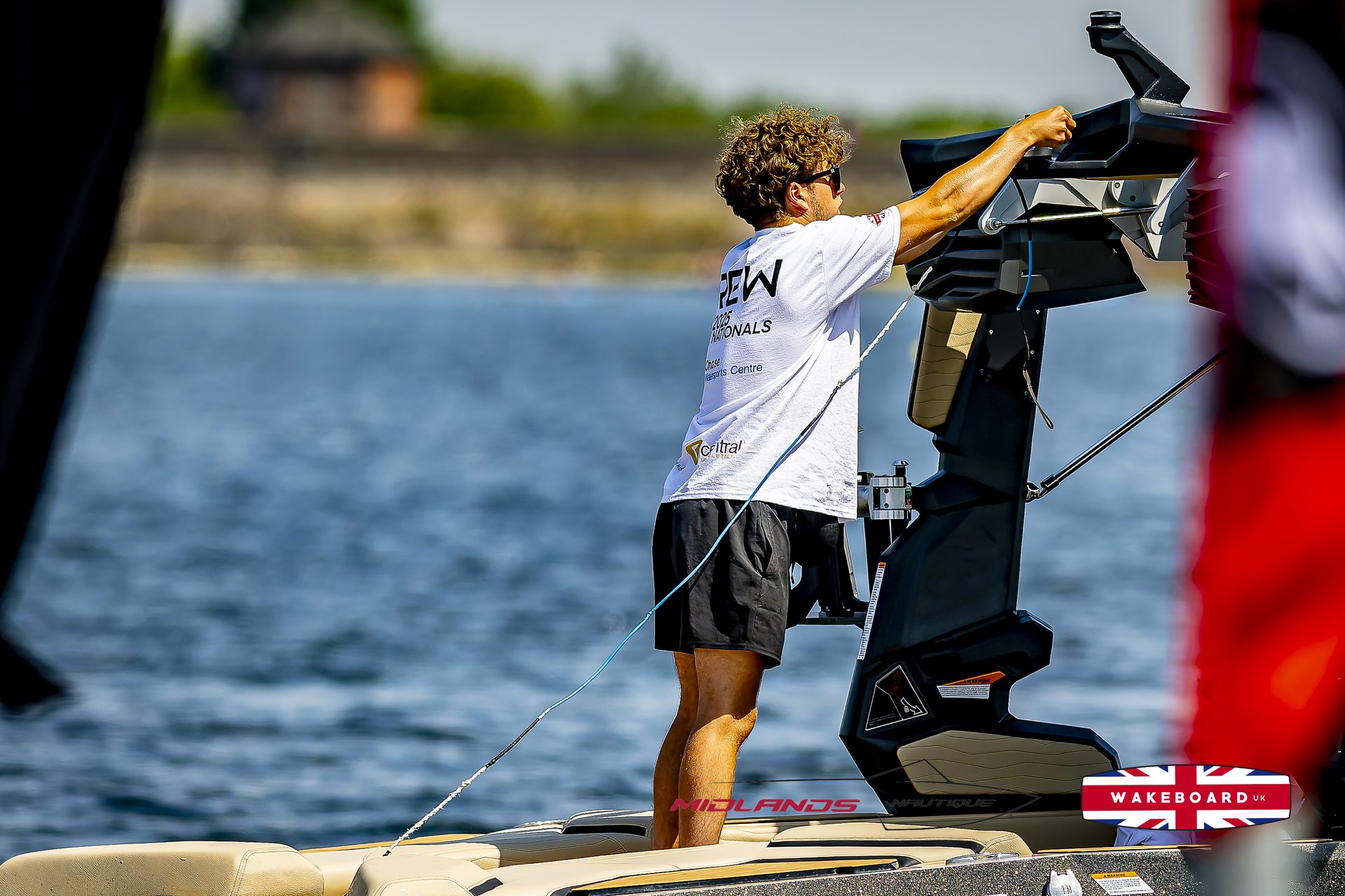 Rider at the 2025 Midlands Nautique UK Wake Nationals Wakeboard