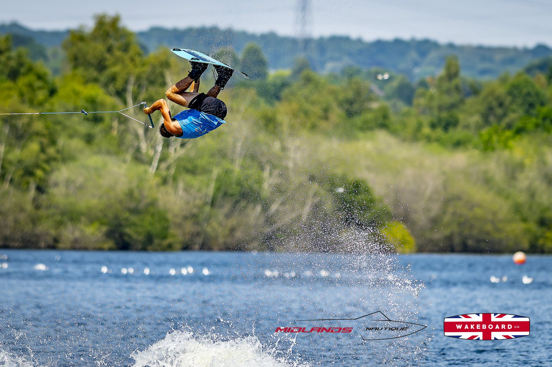 Rider at the 2025 Midlands Nautique UK Wake Nationals Wakeboard