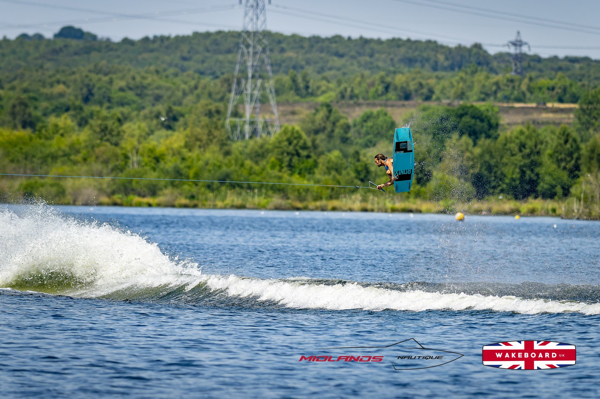 Rider at the 2025 Midlands Nautique UK Wake Nationals Wakeboard