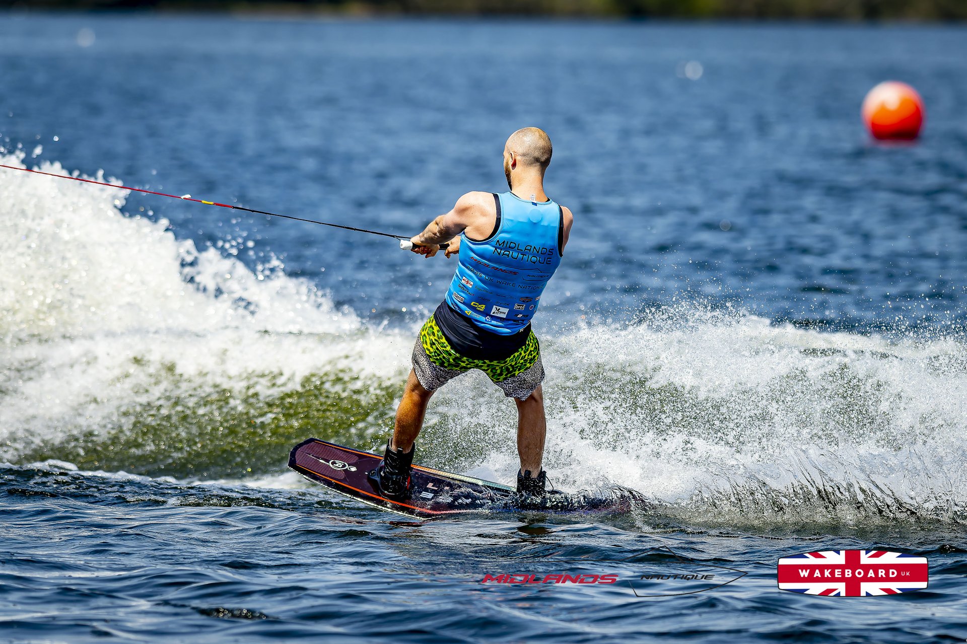 Rider at the 2025 Midlands Nautique UK Wake Nationals Wakeboard
