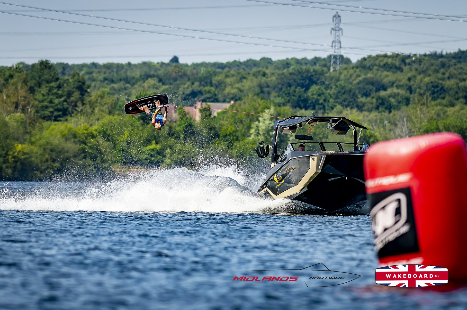 Rider at the 2025 Midlands Nautique UK Wake Nationals Wakeboard