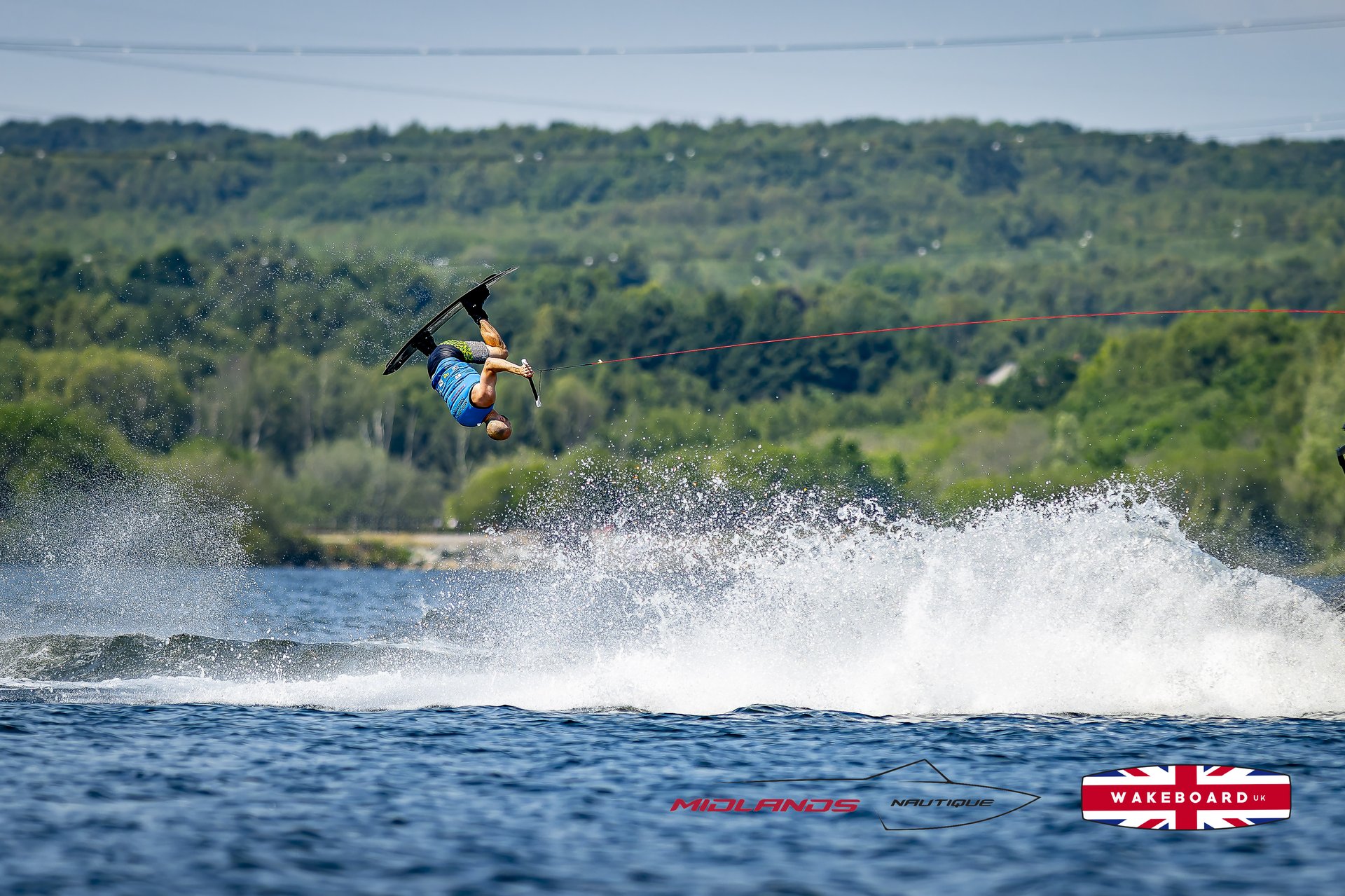 Rider at the 2025 Midlands Nautique UK Wake Nationals Wakeboard