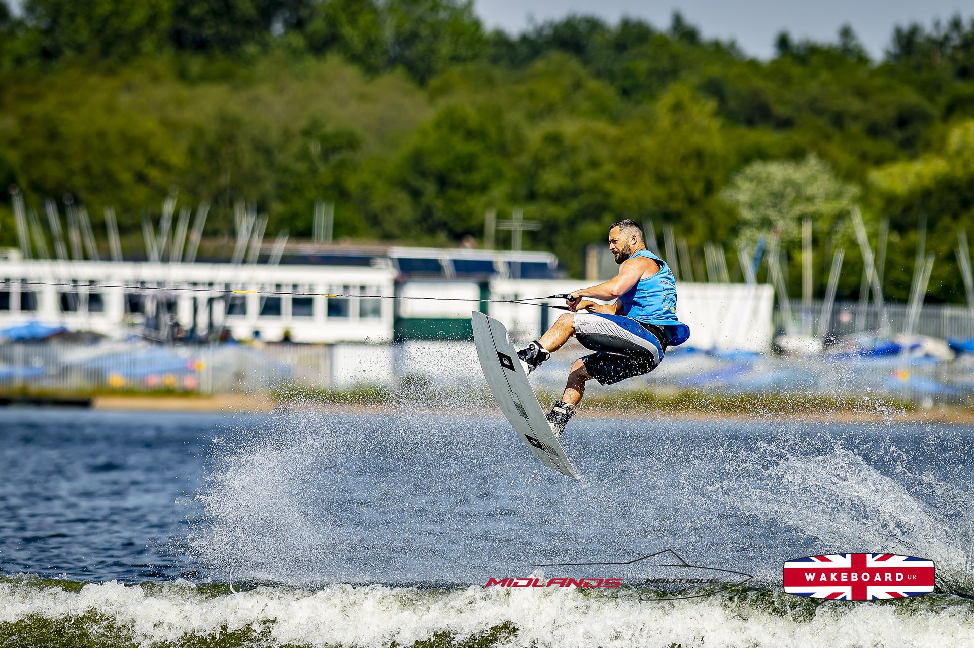 Rider at the 2025 Midlands Nautique UK Wake Nationals Wakeboard