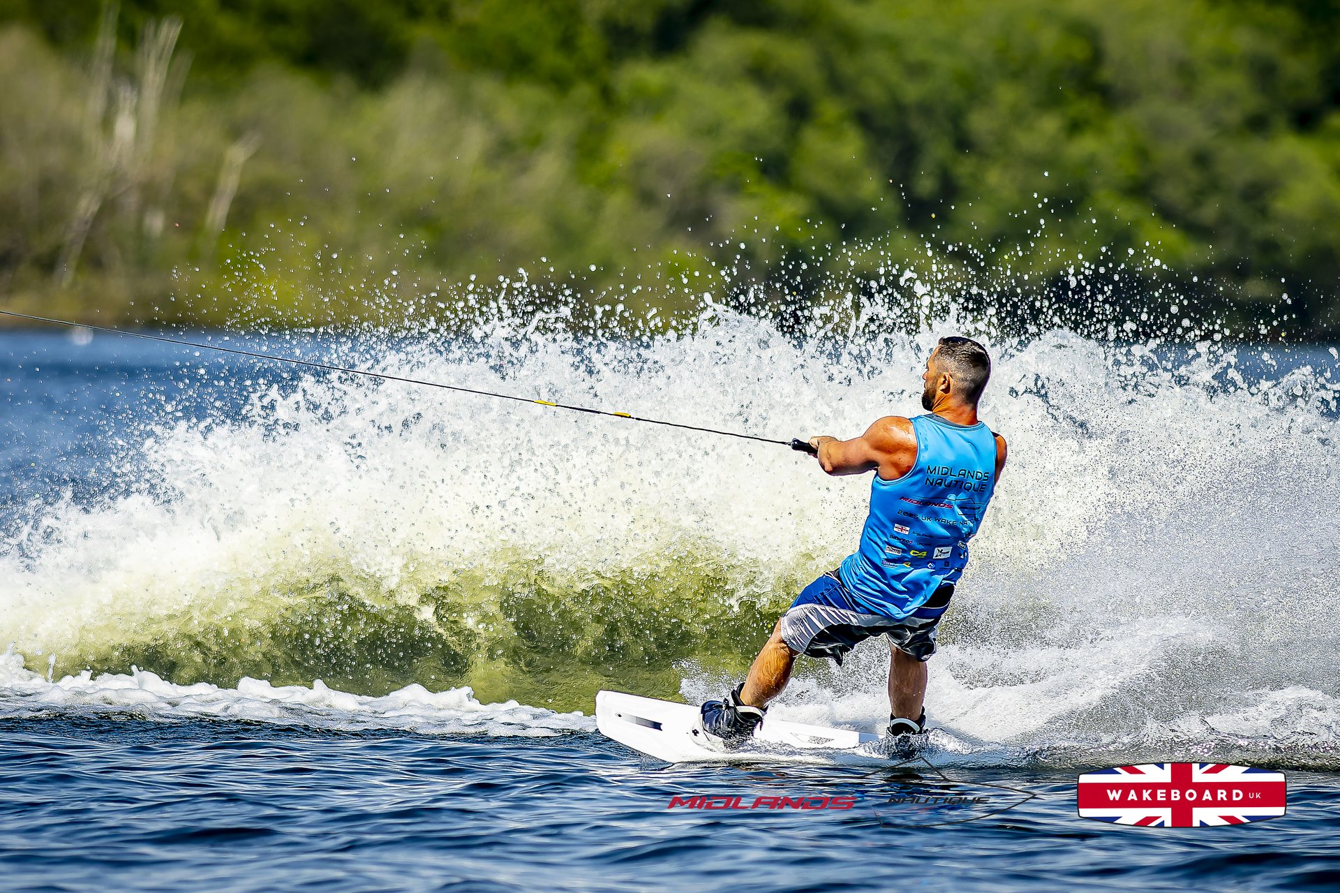 Rider at the 2025 Midlands Nautique UK Wake Nationals Wakeboard