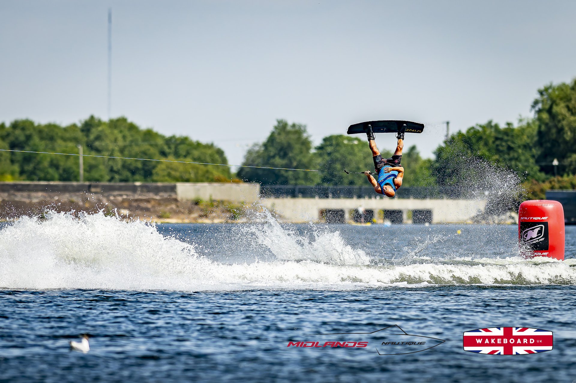 Rider at the 2025 Midlands Nautique UK Wake Nationals Wakeboard