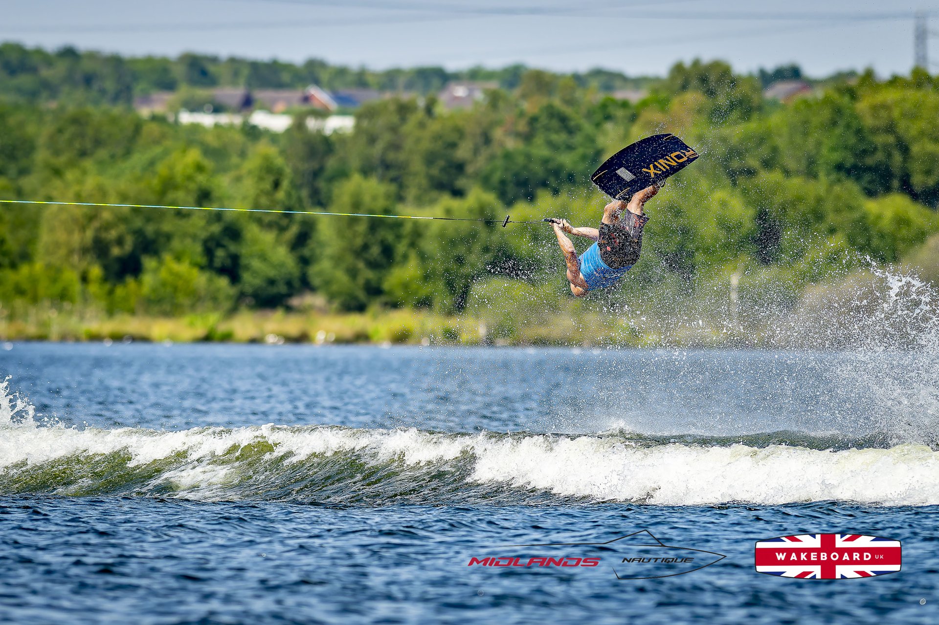 Rider at the 2025 Midlands Nautique UK Wake Nationals Wakeboard
