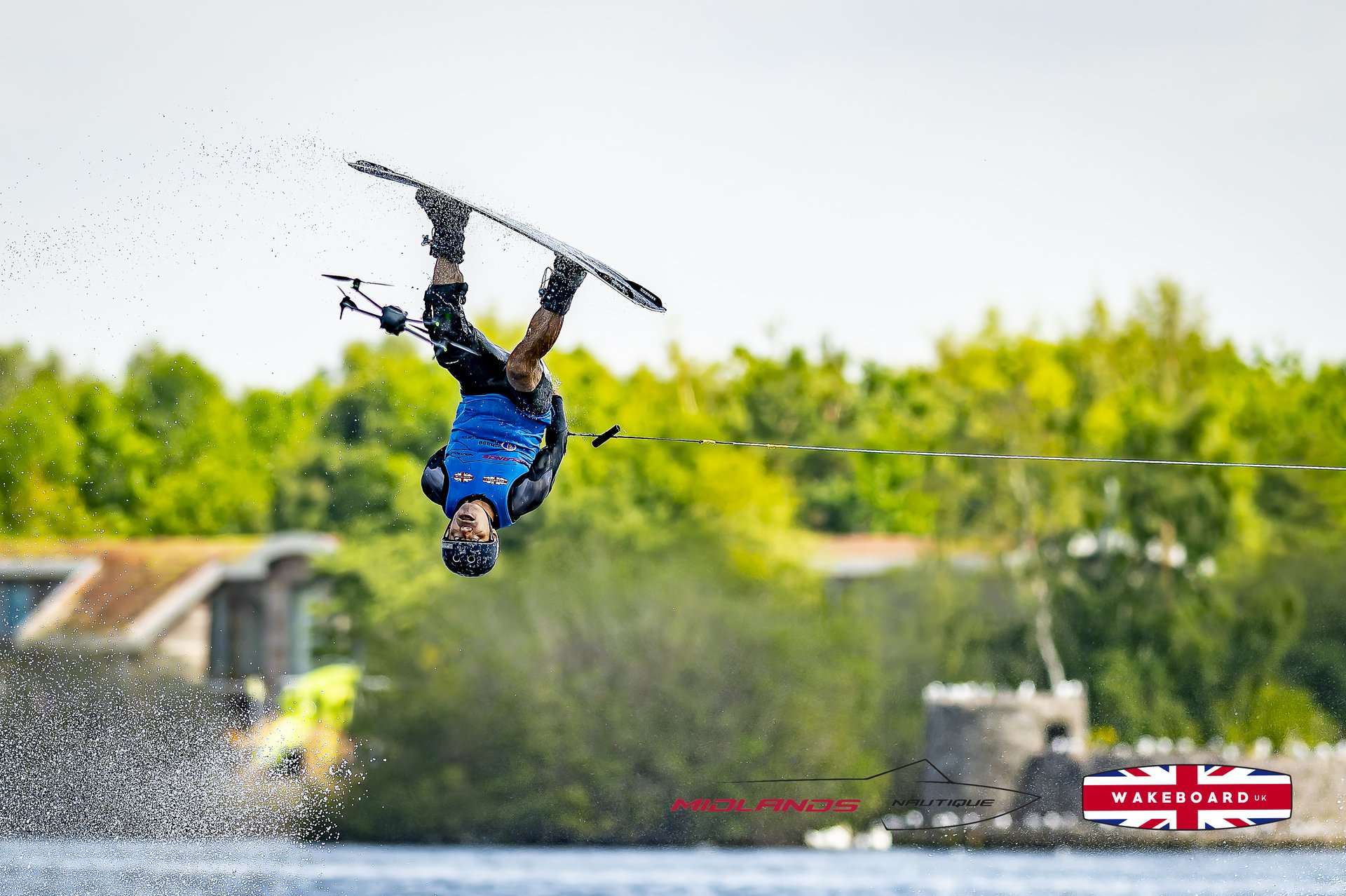 Rider at the 2025 Midlands Nautique UK Wake Nationals Wakeboard