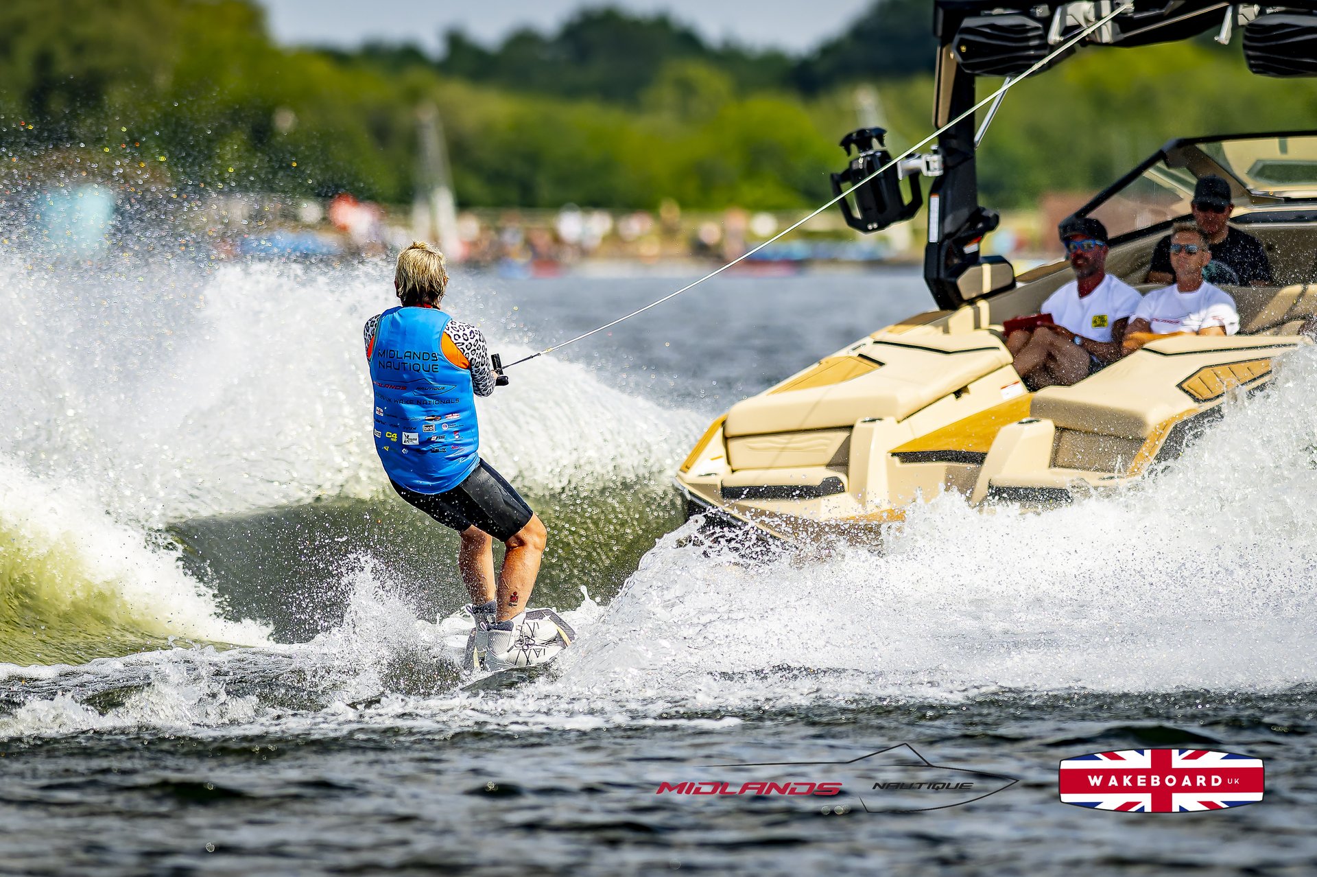 Rider at the 2025 Midlands Nautique UK Wake Nationals Wakeboard