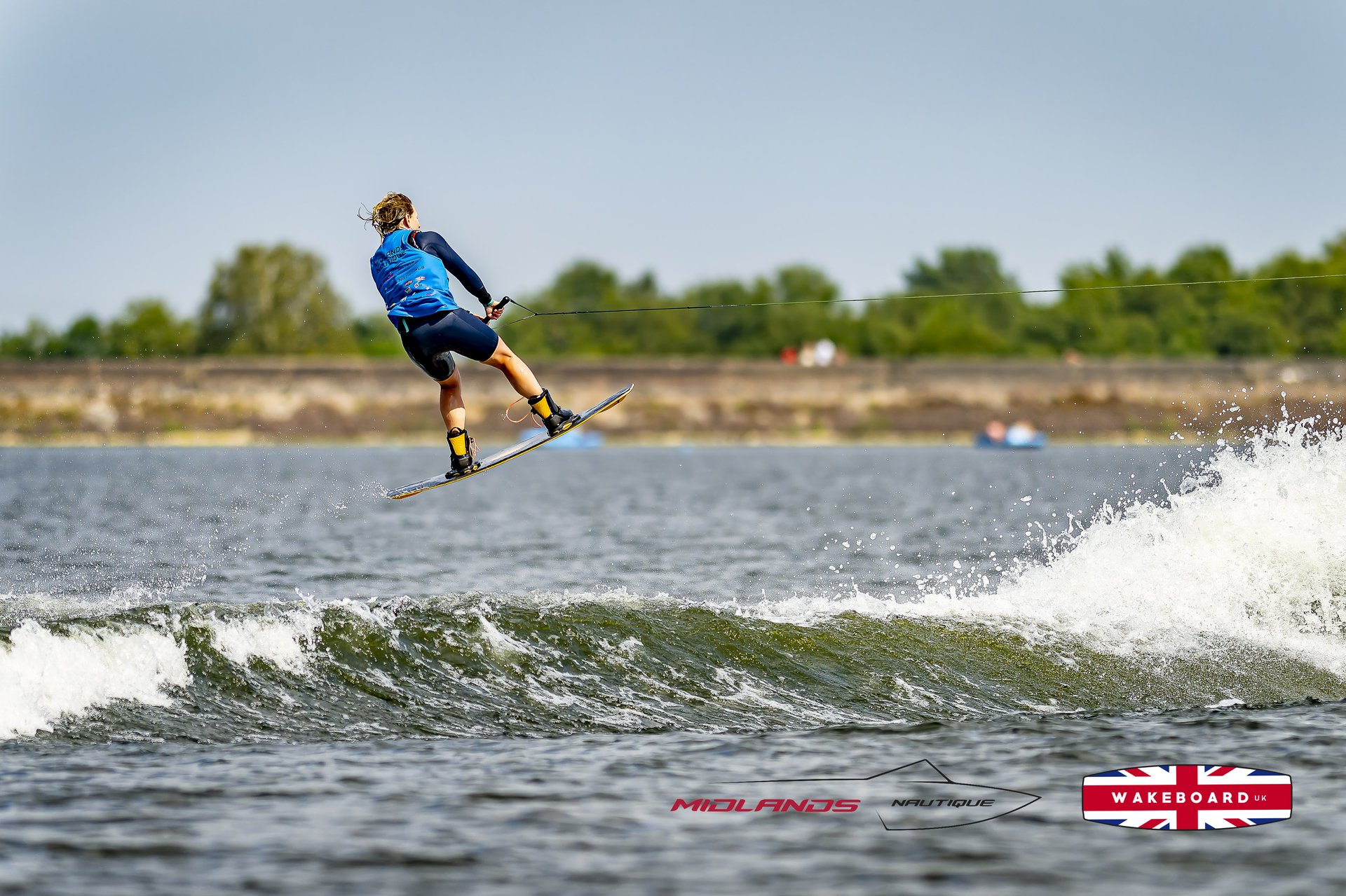 Rider at the 2025 Midlands Nautique UK Wake Nationals Wakeboard