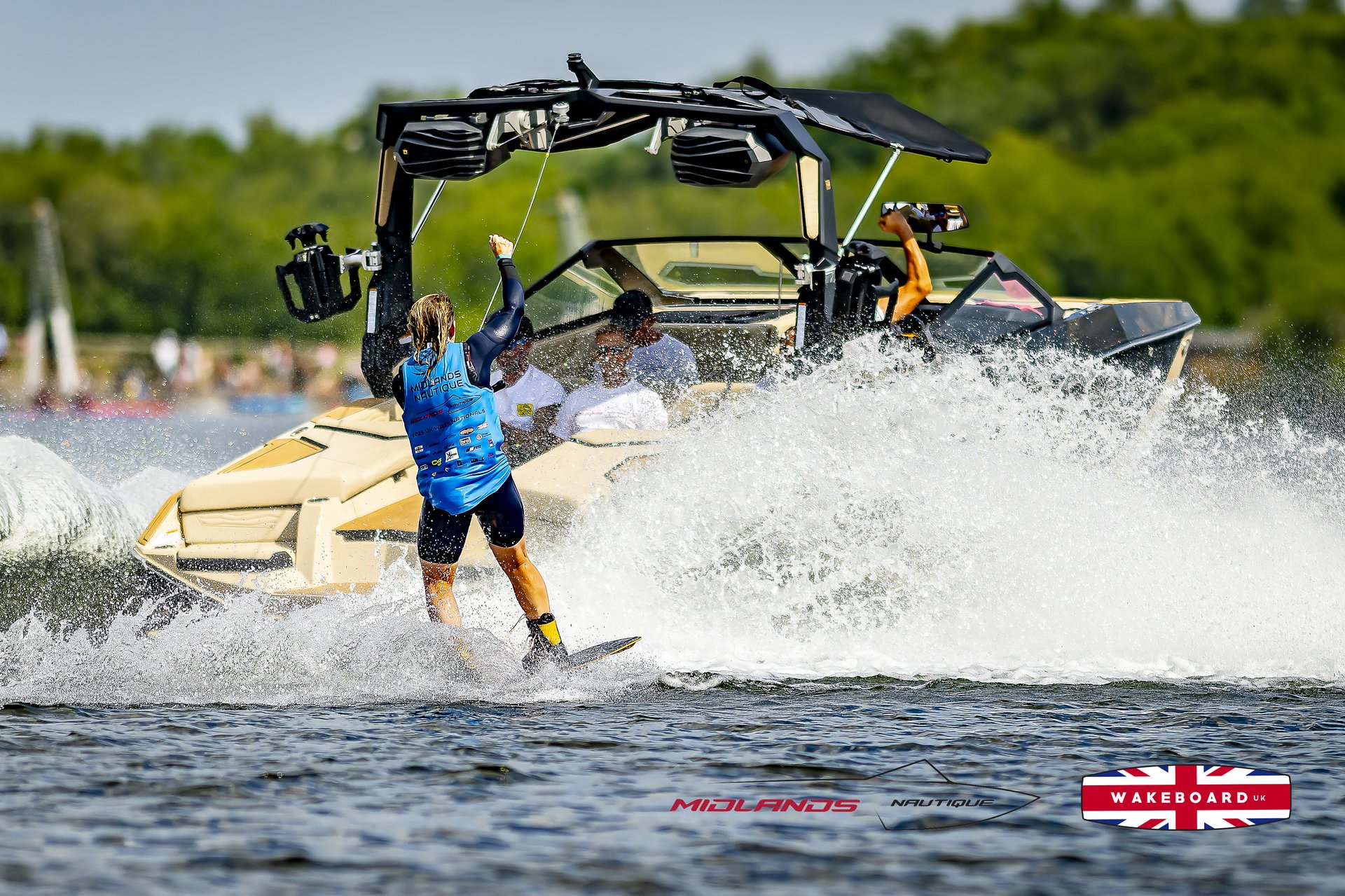 Rider at the 2025 Midlands Nautique UK Wake Nationals Wakeboard