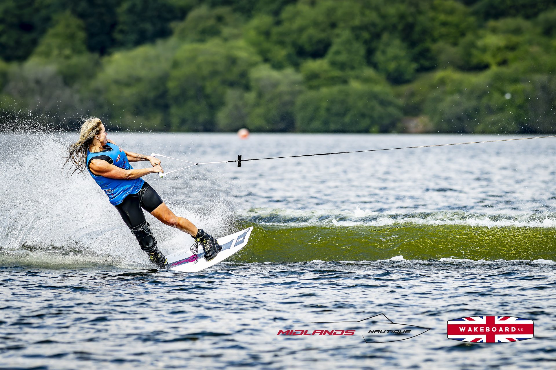 Rider at the 2025 Midlands Nautique UK Wake Nationals Wakeboard