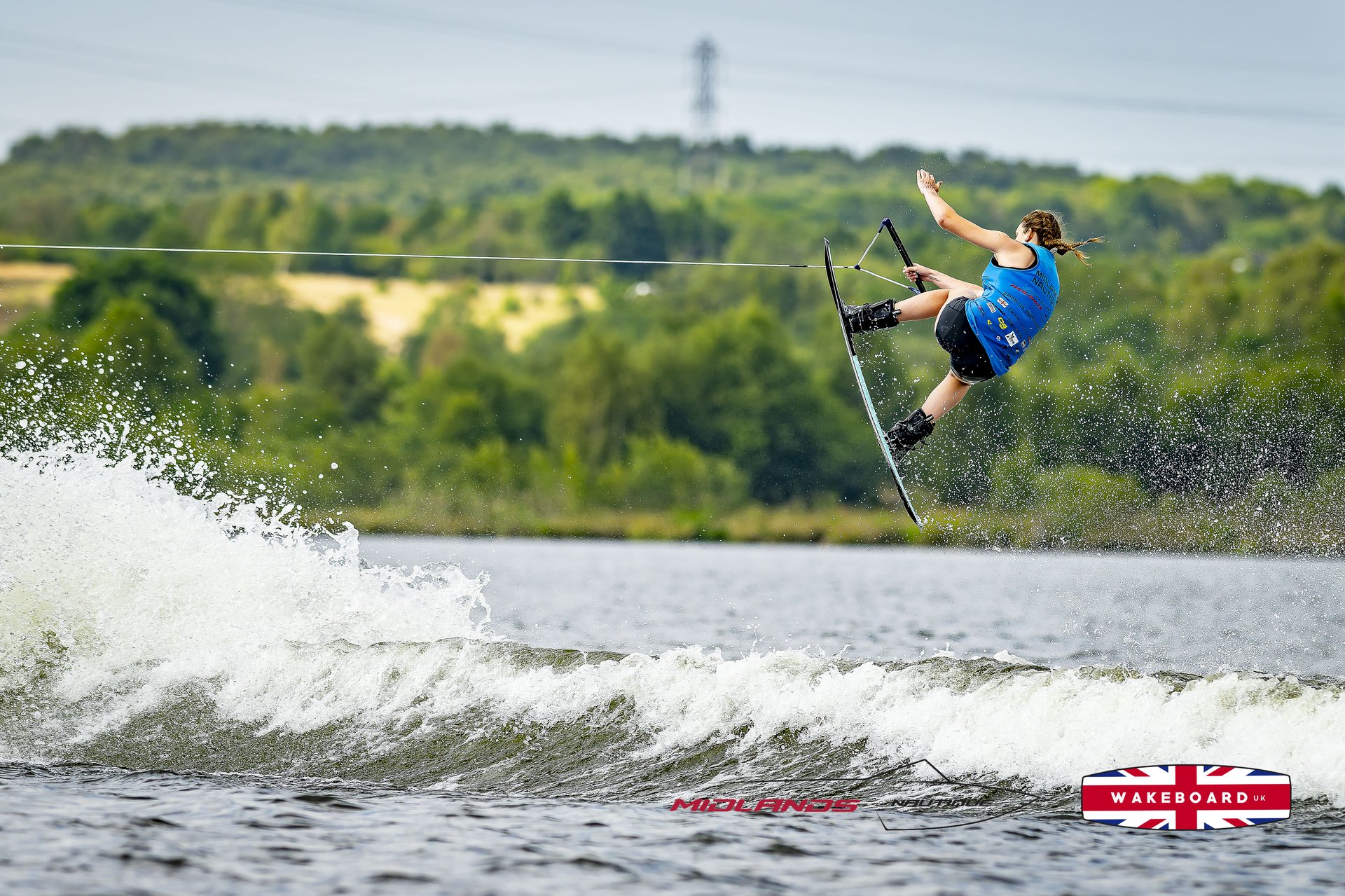 Rider at the 2025 Midlands Nautique UK Wake Nationals Wakeboard