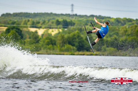 Rider at the 2025 Midlands Nautique UK Wake Nationals Wakeboard - Photos Mantis Pro Media