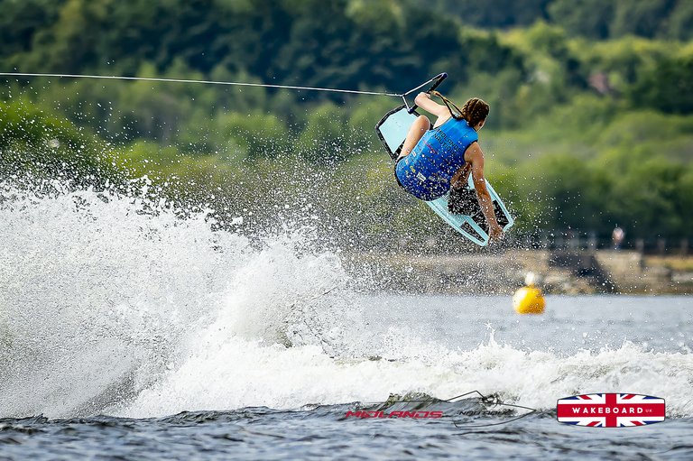 Rider at the 2025 Midlands Nautique UK Wake Nationals Wakeboard