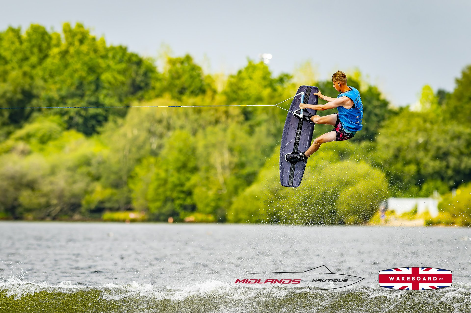 Rider at the 2025 Midlands Nautique UK Wake Nationals Wakeboard