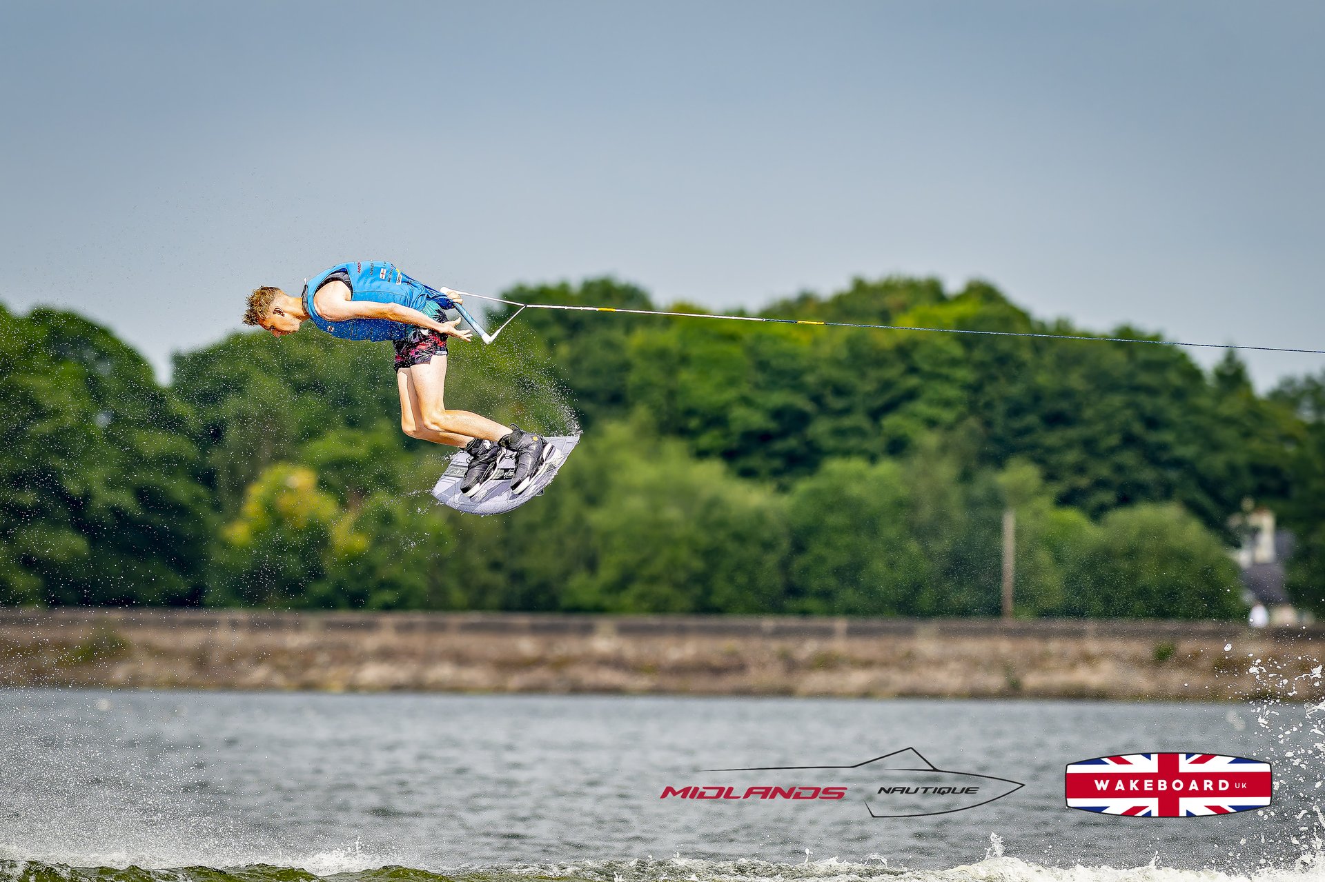 Rider at the 2025 Midlands Nautique UK Wake Nationals Wakeboard
