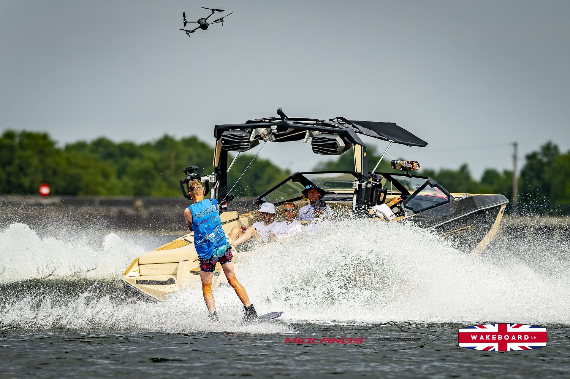 Rider at the 2025 Midlands Nautique UK Wake Nationals Wakeboard