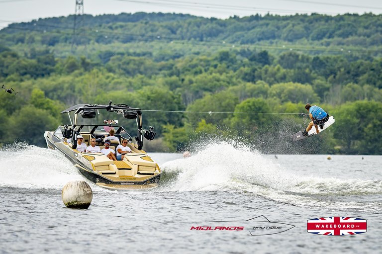 Rider at the 2025 Midlands Nautique UK Wake Nationals Wakeboard