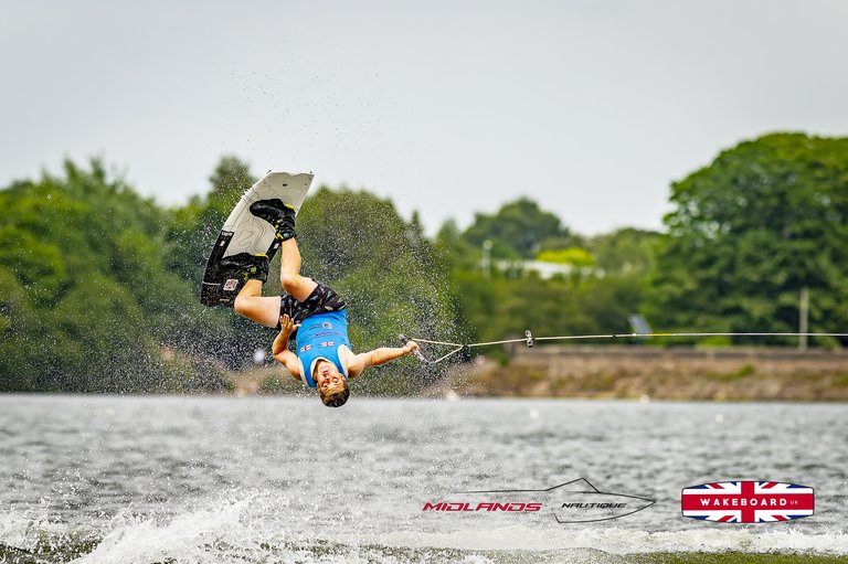 Rider at the 2025 Midlands Nautique UK Wake Nationals Wakeboard
