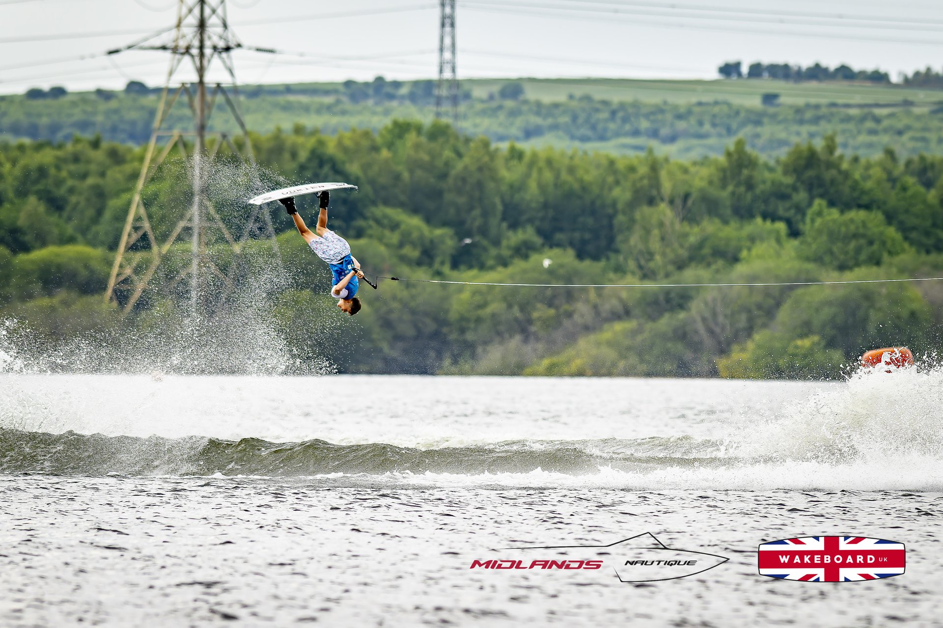 Rider at the 2025 Midlands Nautique UK Wake Nationals Wakeboard