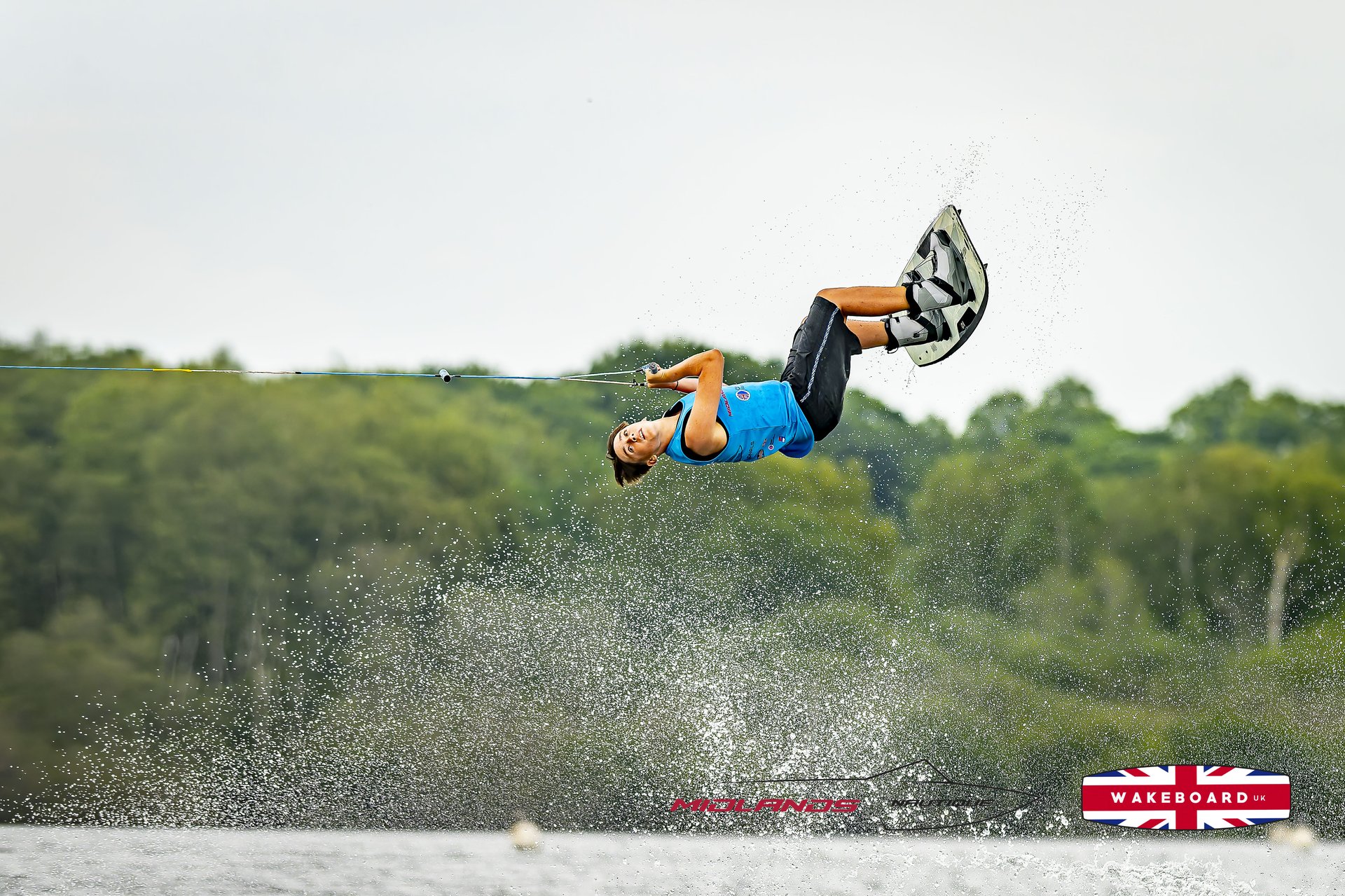 Rider at the 2025 Midlands Nautique UK Wake Nationals Wakeboard