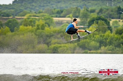 Rider at the 2025 Midlands Nautique UK Wake Nationals Wakeboard - Photos Mantis Pro Media