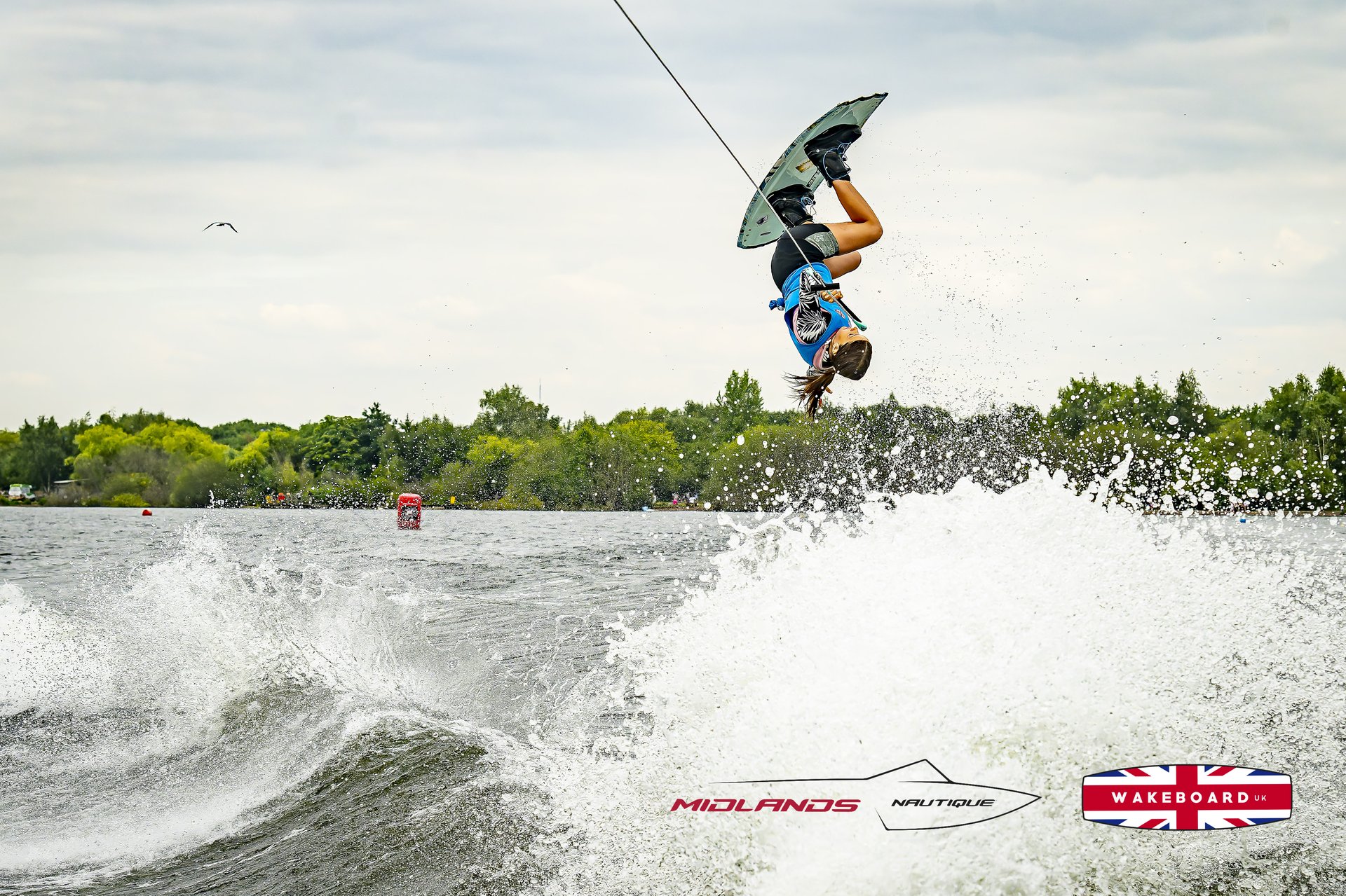 Rider at the 2025 Midlands Nautique UK Wake Nationals Wakeboard