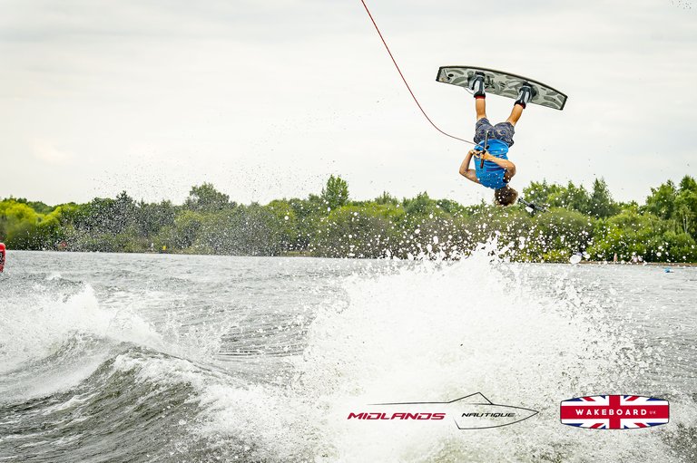 Rider at the 2025 Midlands Nautique UK Wake Nationals Wakeboard