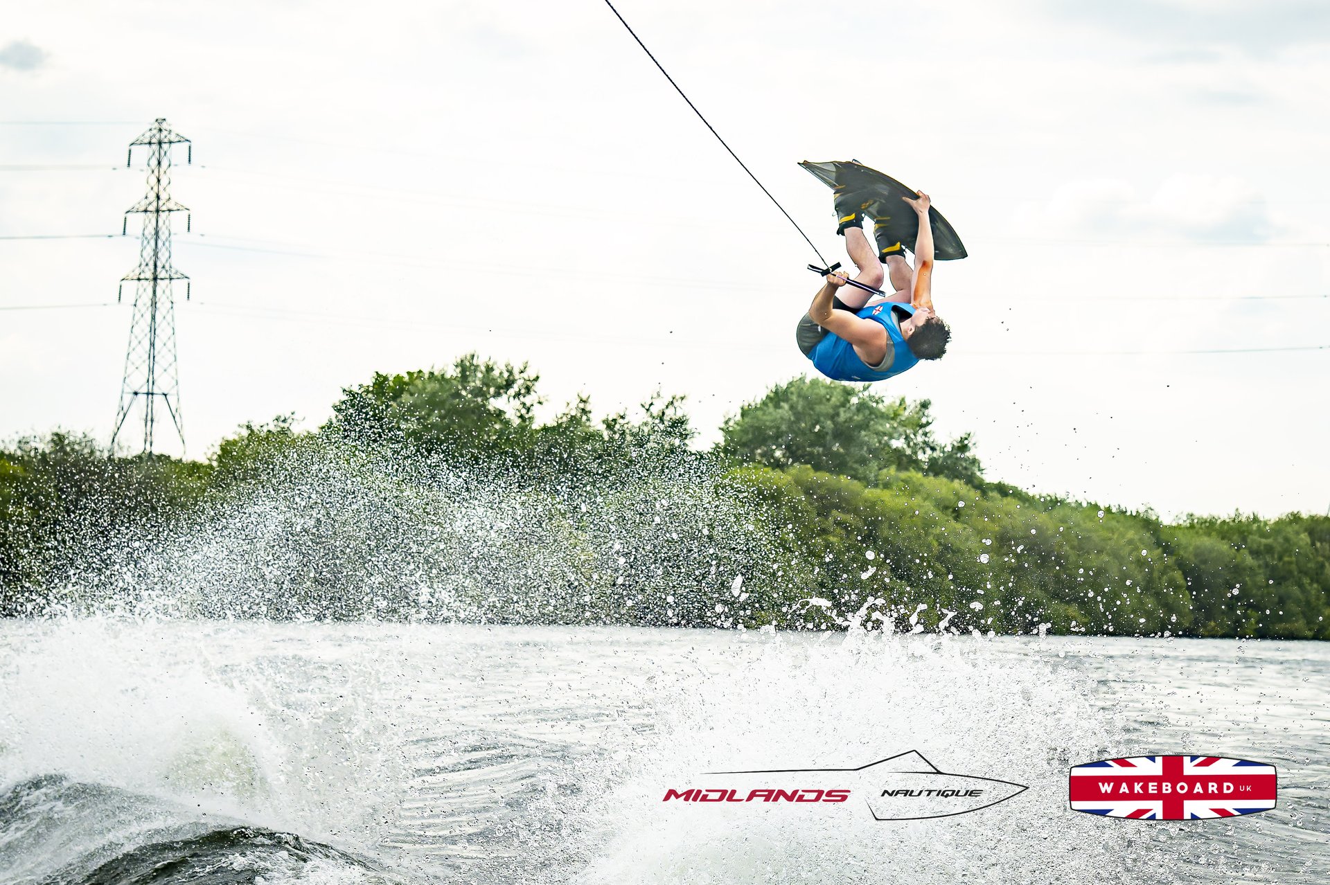 Rider at the 2025 Midlands Nautique UK Wake Nationals Wakeboard