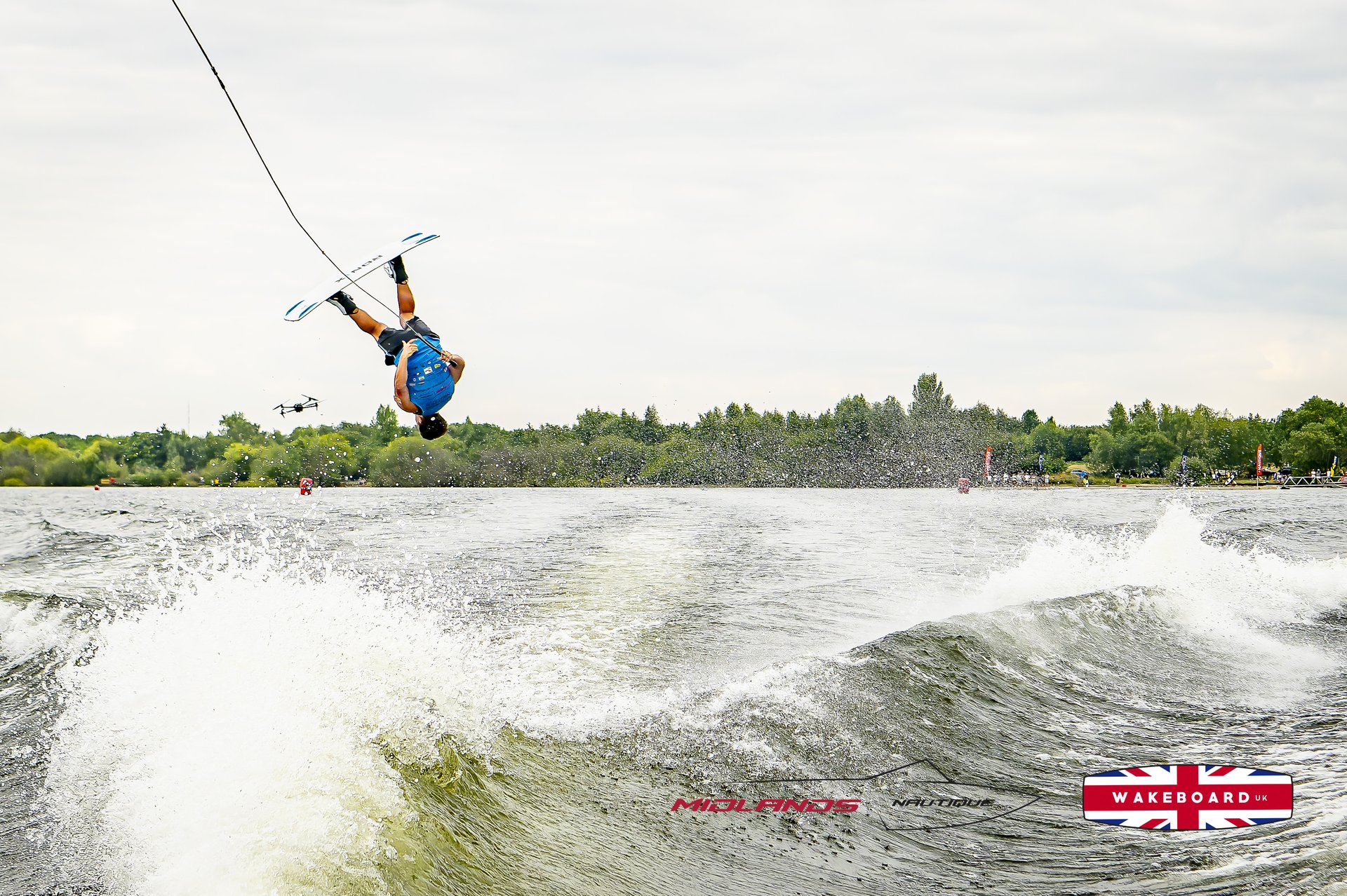 Rider at the 2025 Midlands Nautique UK Wake Nationals Wakeboard