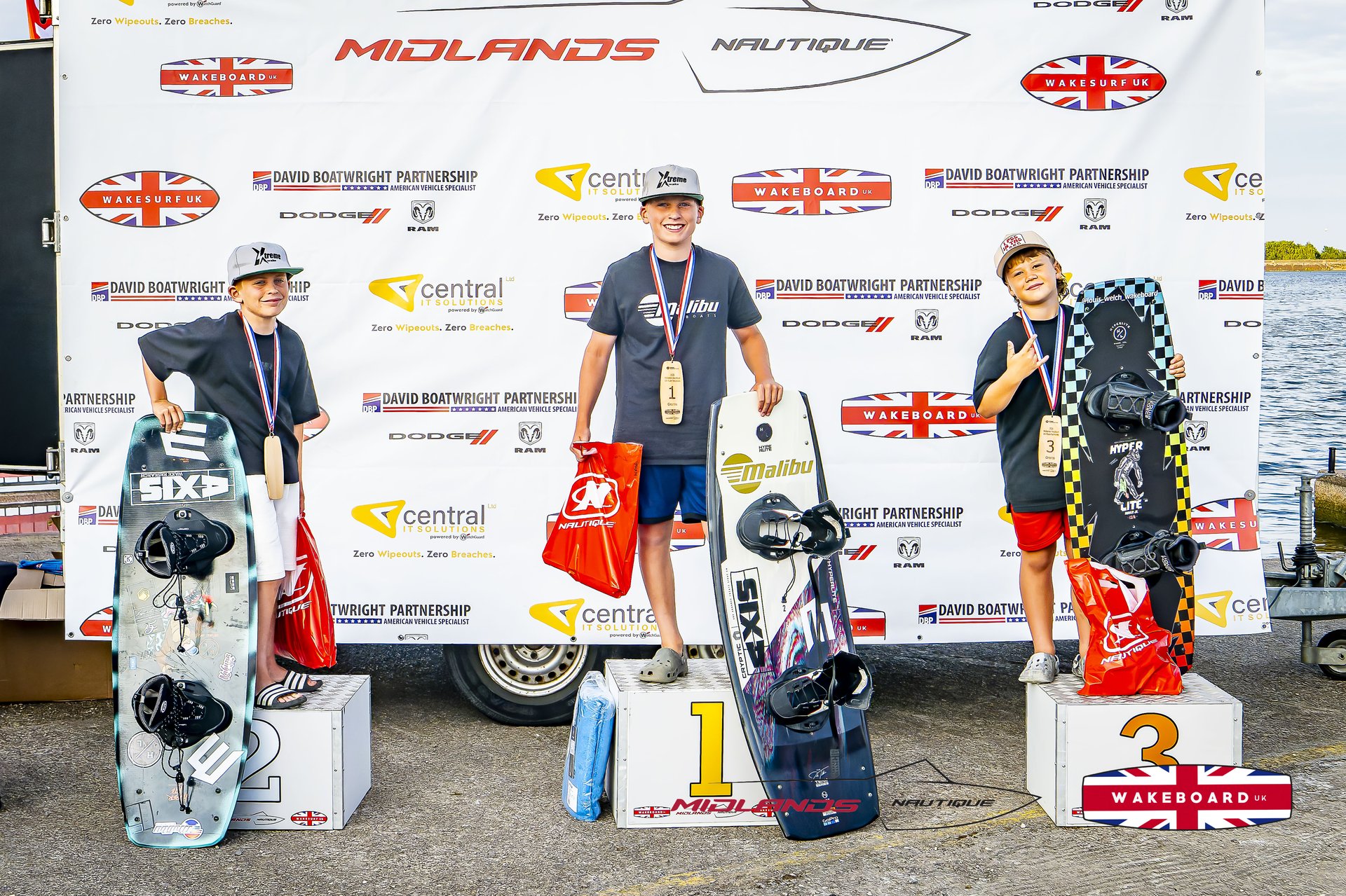 Rider at the 2025 Midlands Nautique UK Wake Nationals Wakeboard