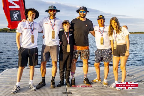 Team Midlands Nautique at the 2025 Midlands Nautique UK Wake Nationals Wakeboard - Photos Mantis Pro Media