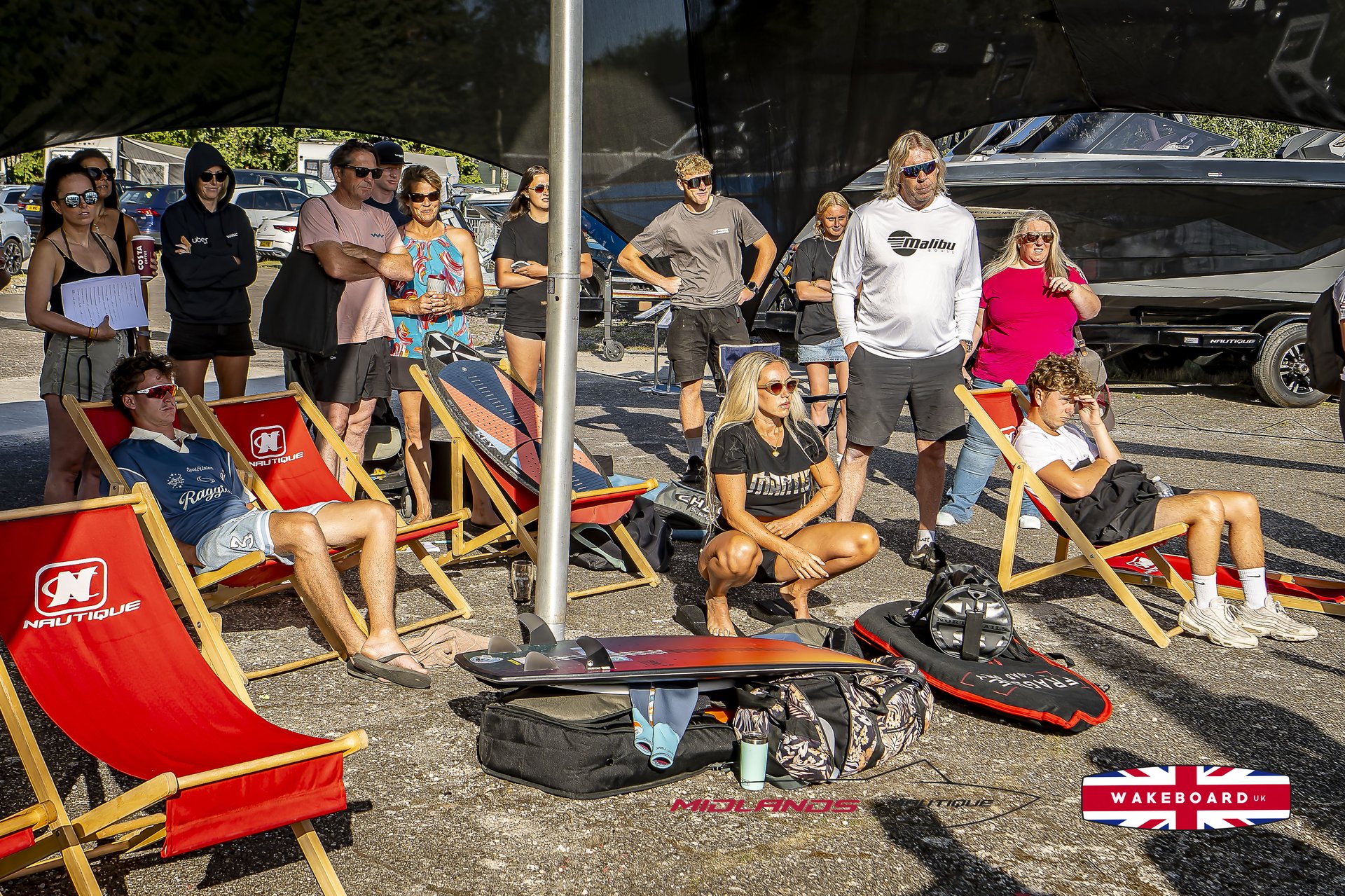 Rider at the 2025 Midlands Nautique UK Wake Nationals Wakesurf