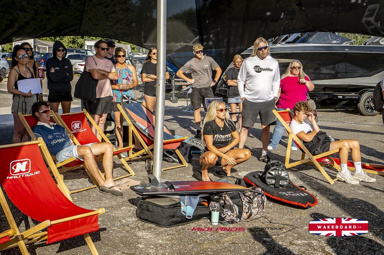 Rider at the 2025 Midlands Nautique UK Wake Nationals Wakesurf - Photos Mantis Pro Media